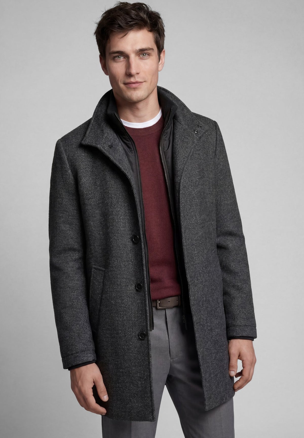 Calamar Herren Jacken Medium Grey
