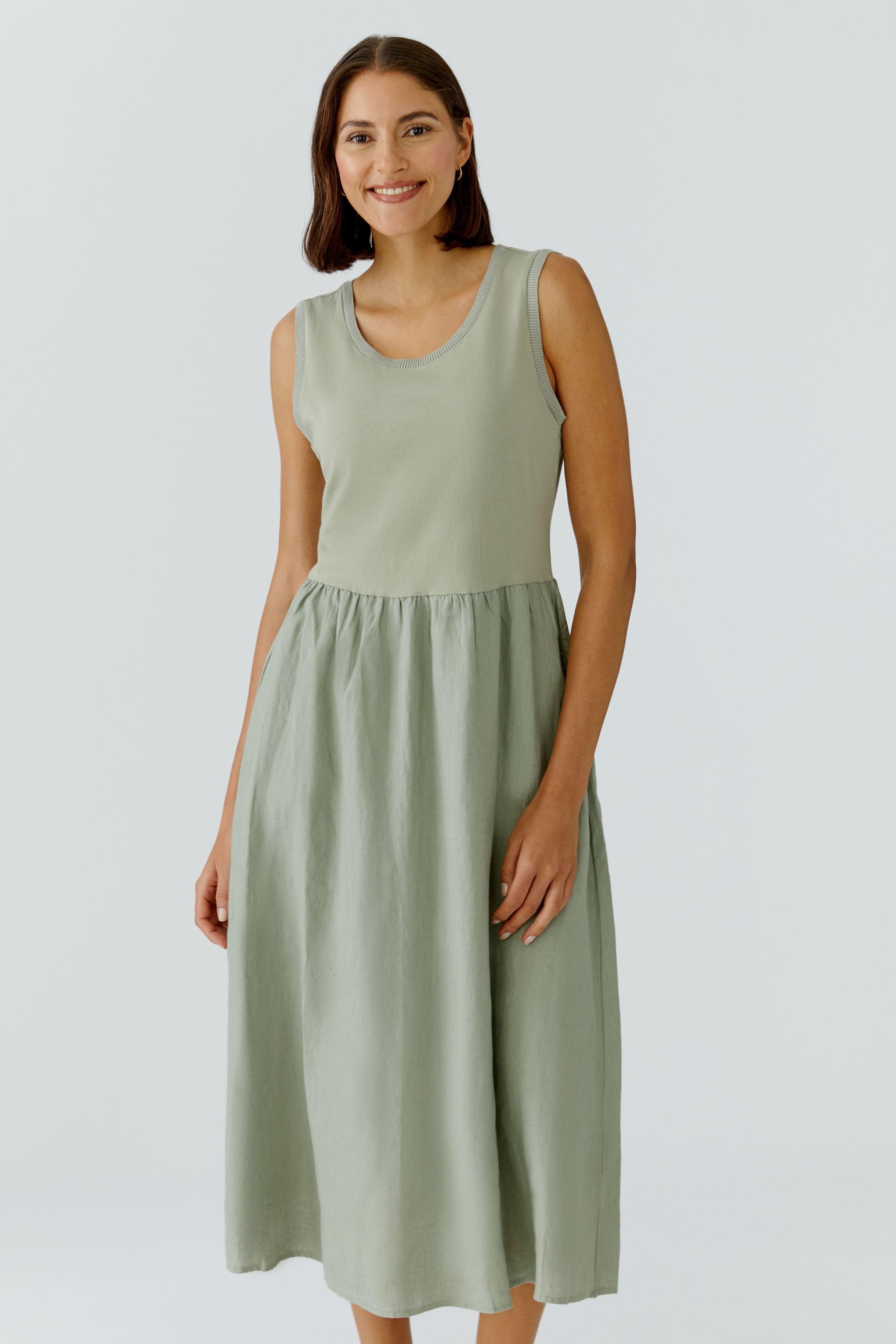 Oui Damen Kleider Seagrass