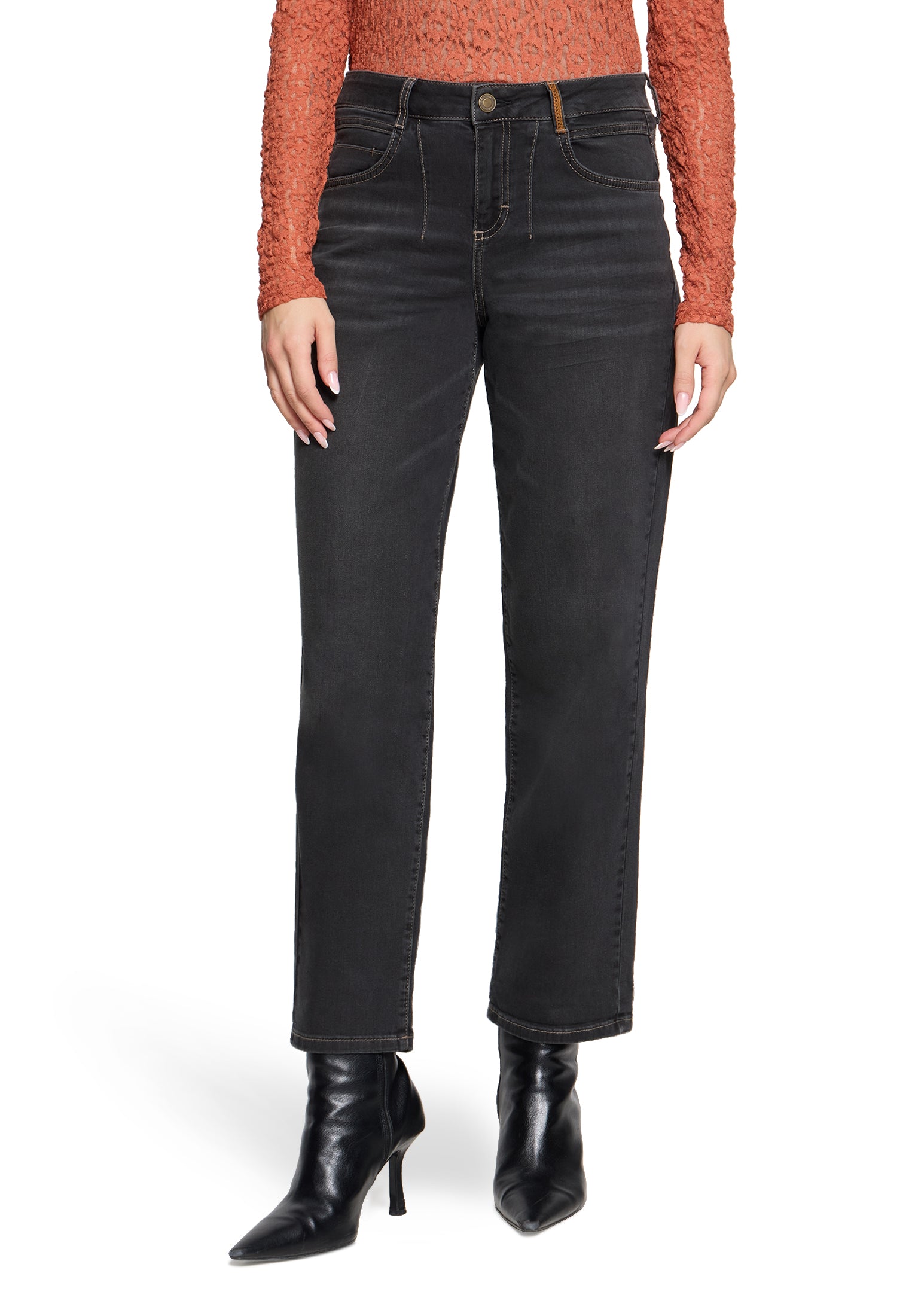 Cartoon Damen Jeans Black Denim
