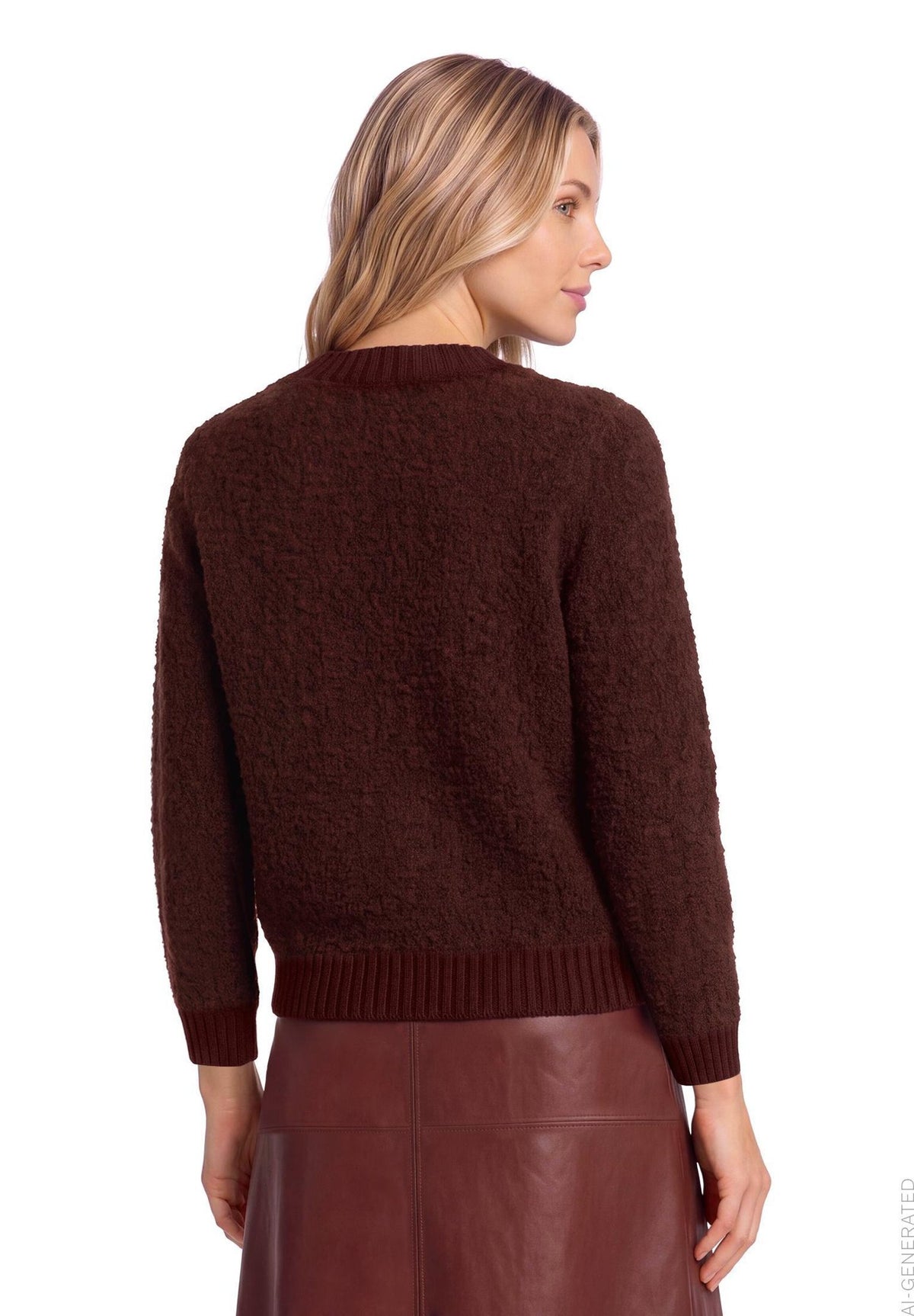 Betty & Co Damen Pullover Dark Red Melang
