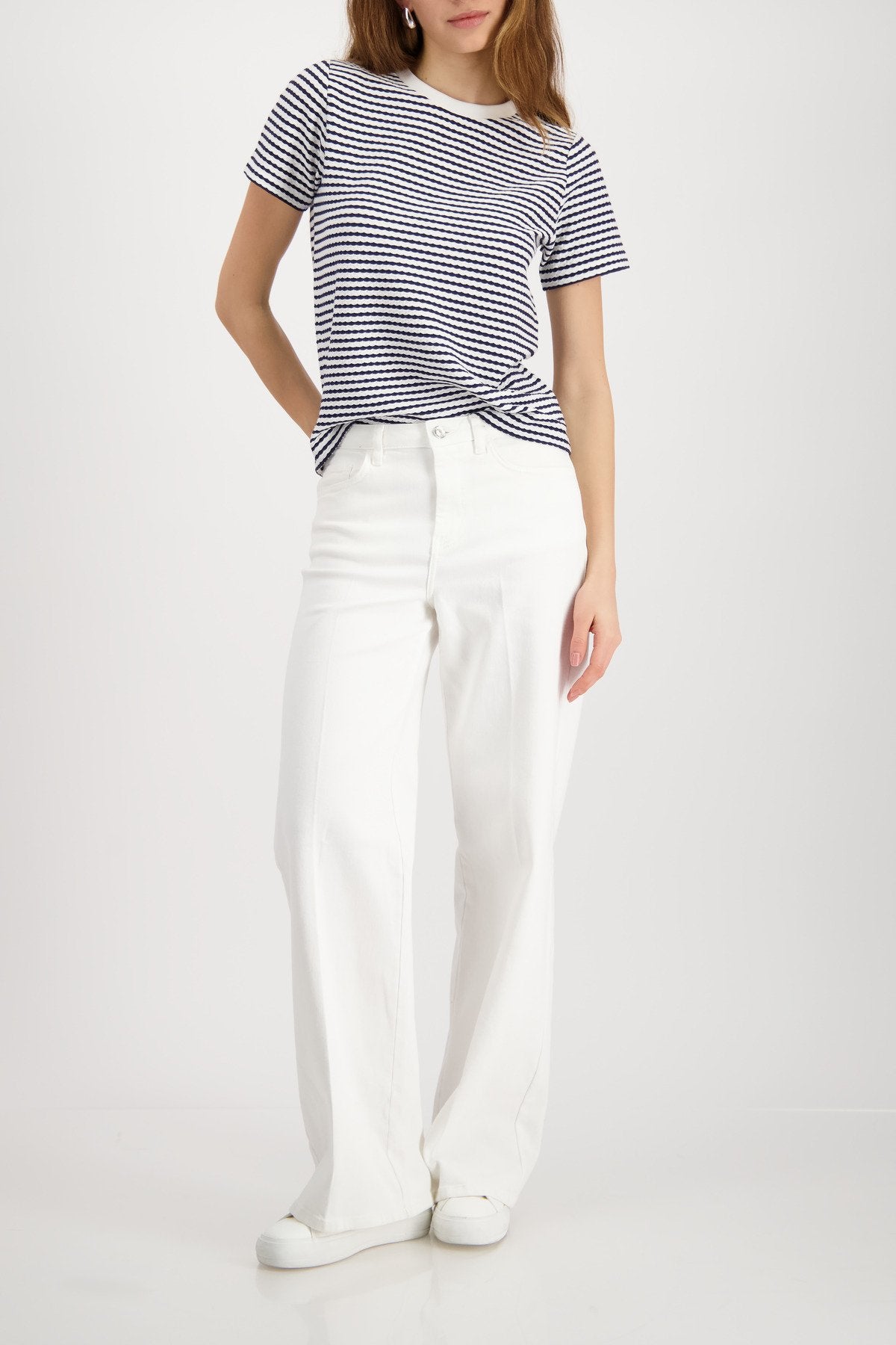 Monari Damen T-Shirts Marine Ring