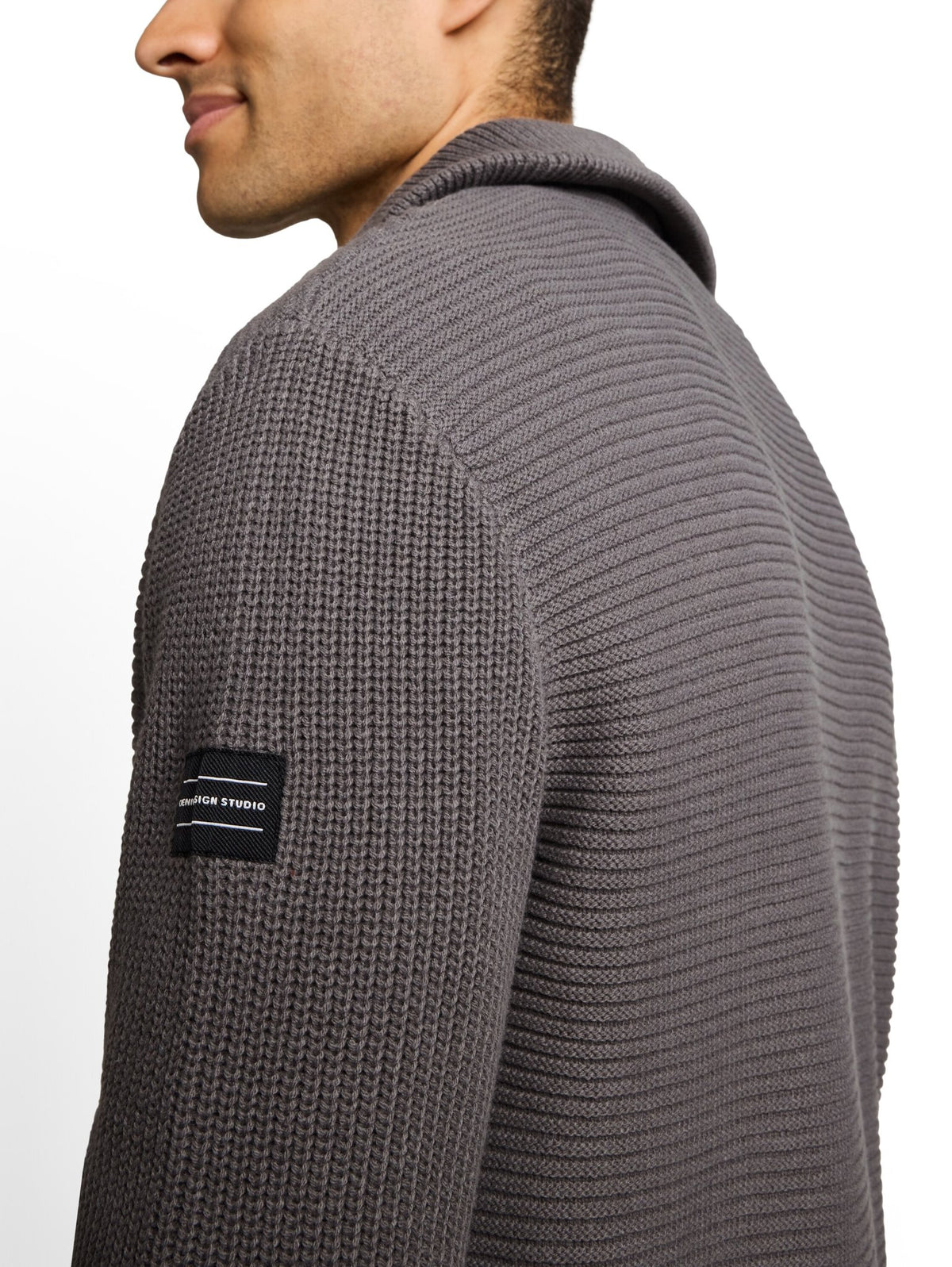 Tom Tailor denim Herren Pullover Classic Grey