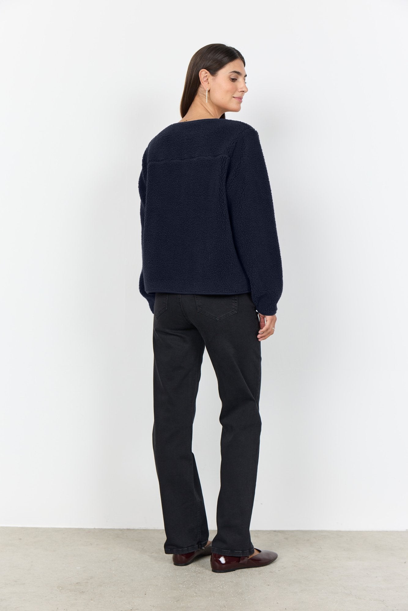 Soya Concept Damen Strickjacken Navy