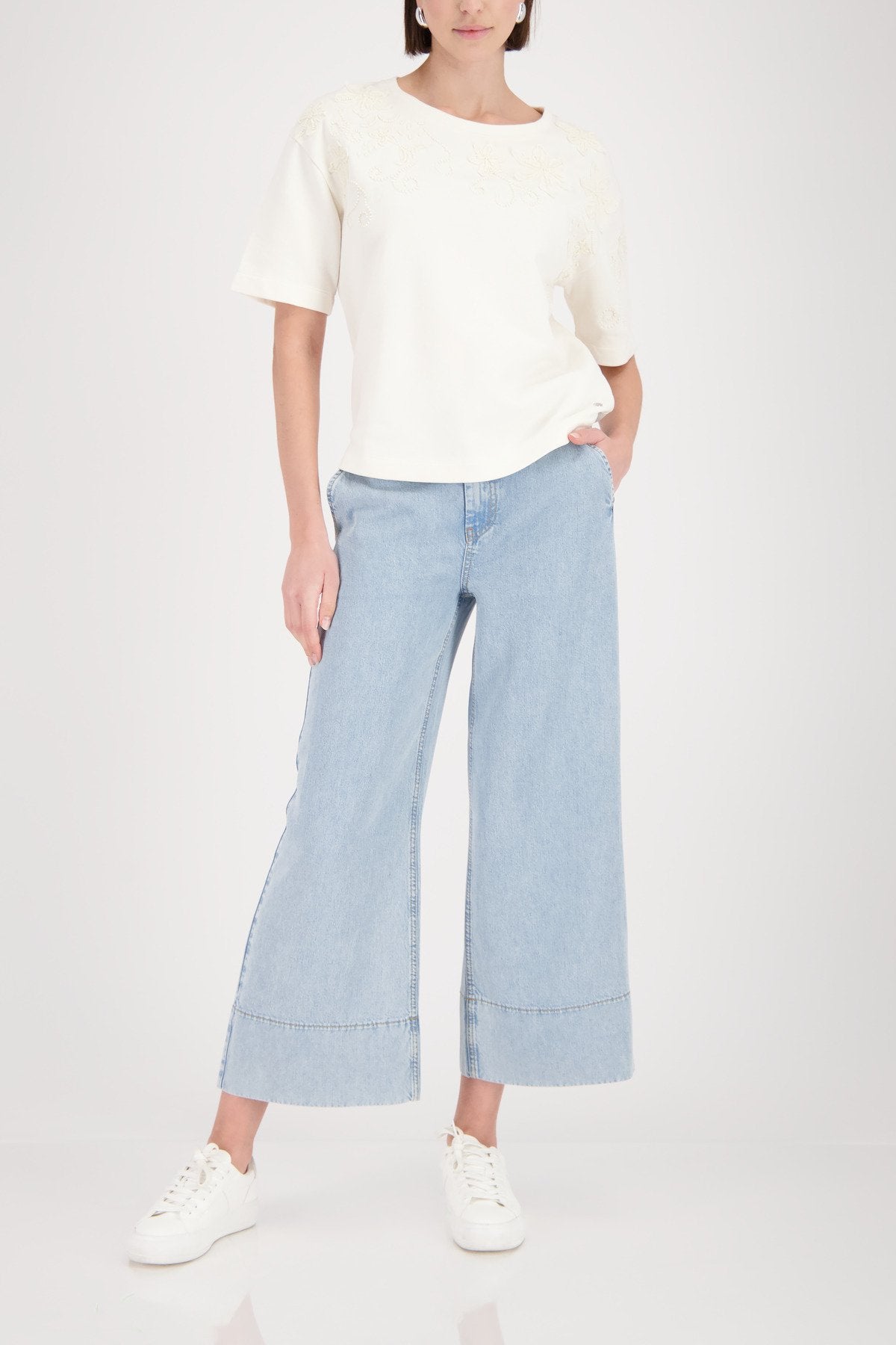 Monari Damen T-Shirts Marble