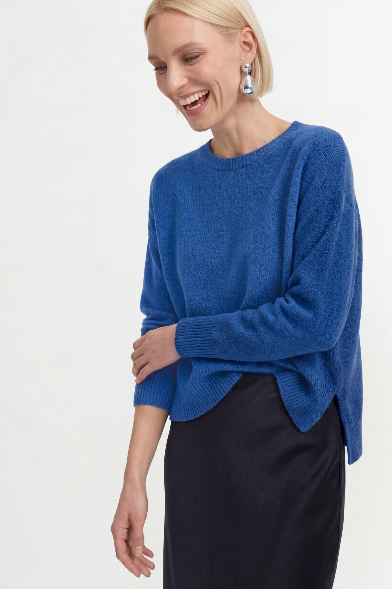 Rich & Royal Damen Pullover Misty Blue