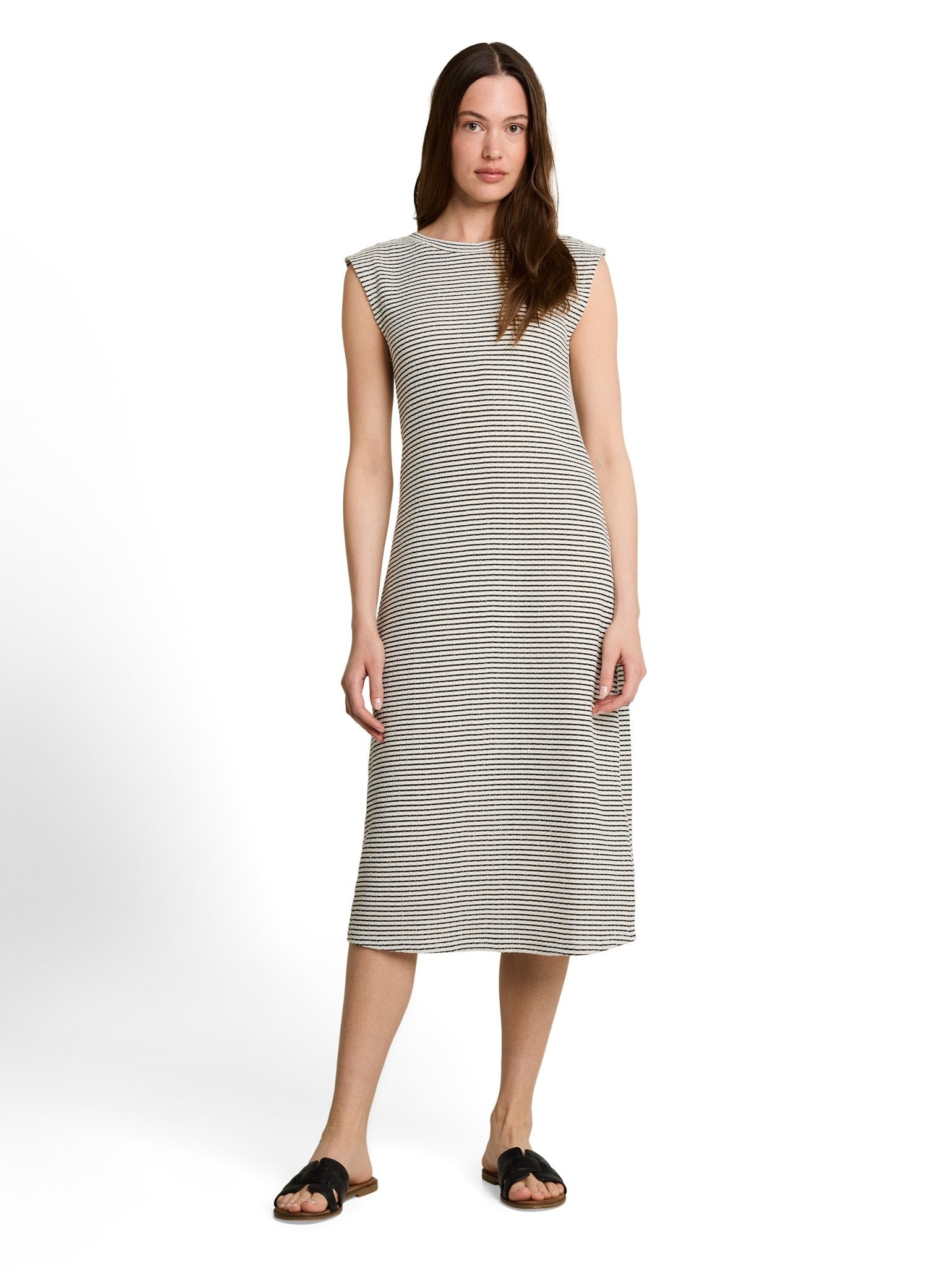 Tom Tailor denim Damen Kleider White Black Kni