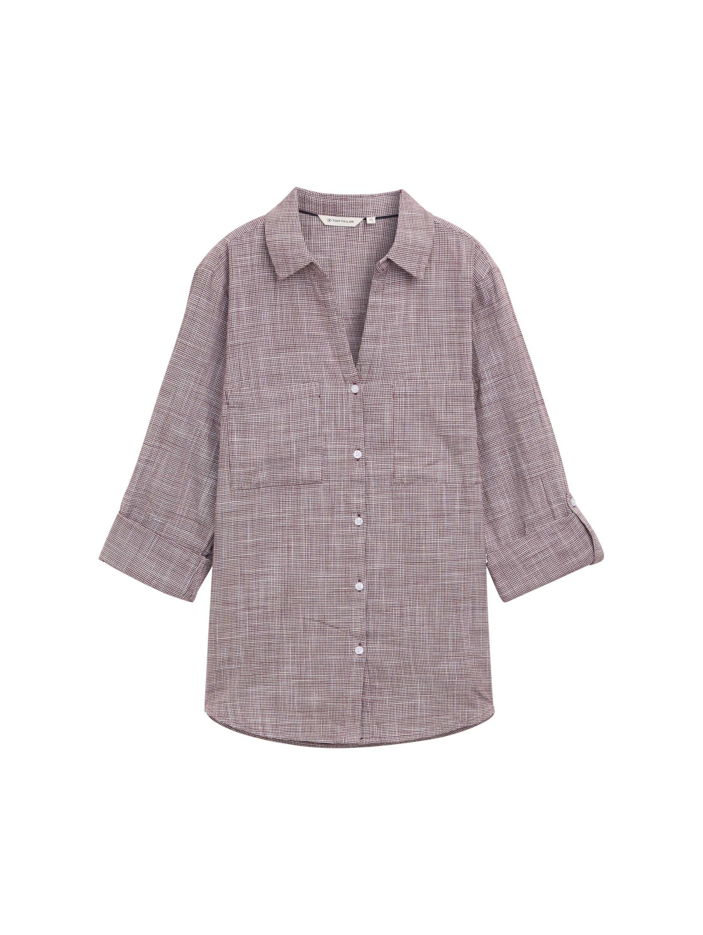 Tom Tailor Damen Blusen kurz Bordeaux Red