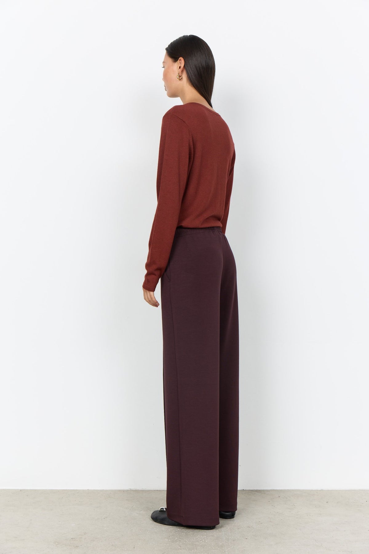 Soya Concept Damen Hosen Chocolate Plum