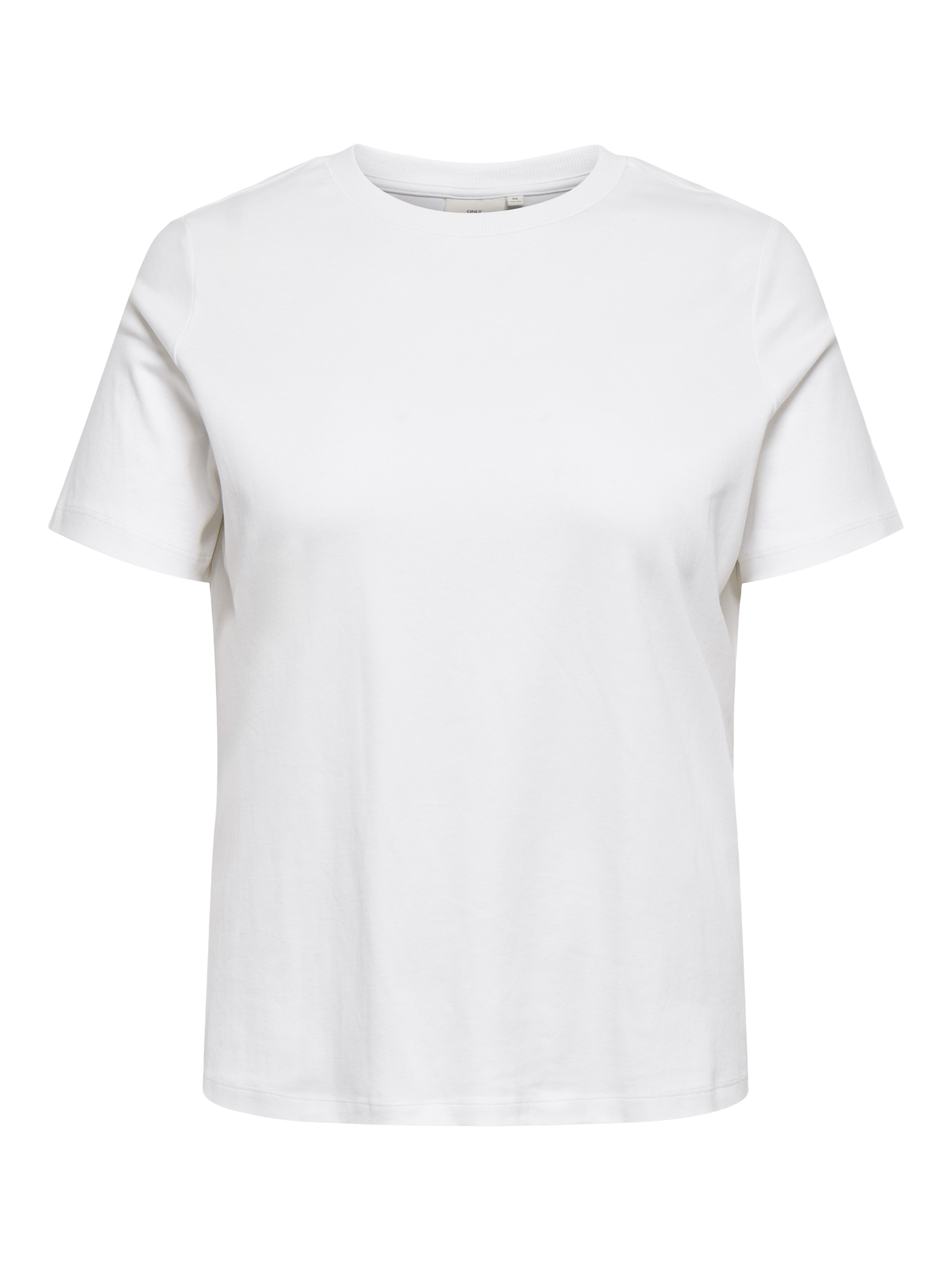 Only Carmakoma Damen T-Shirts Bright White