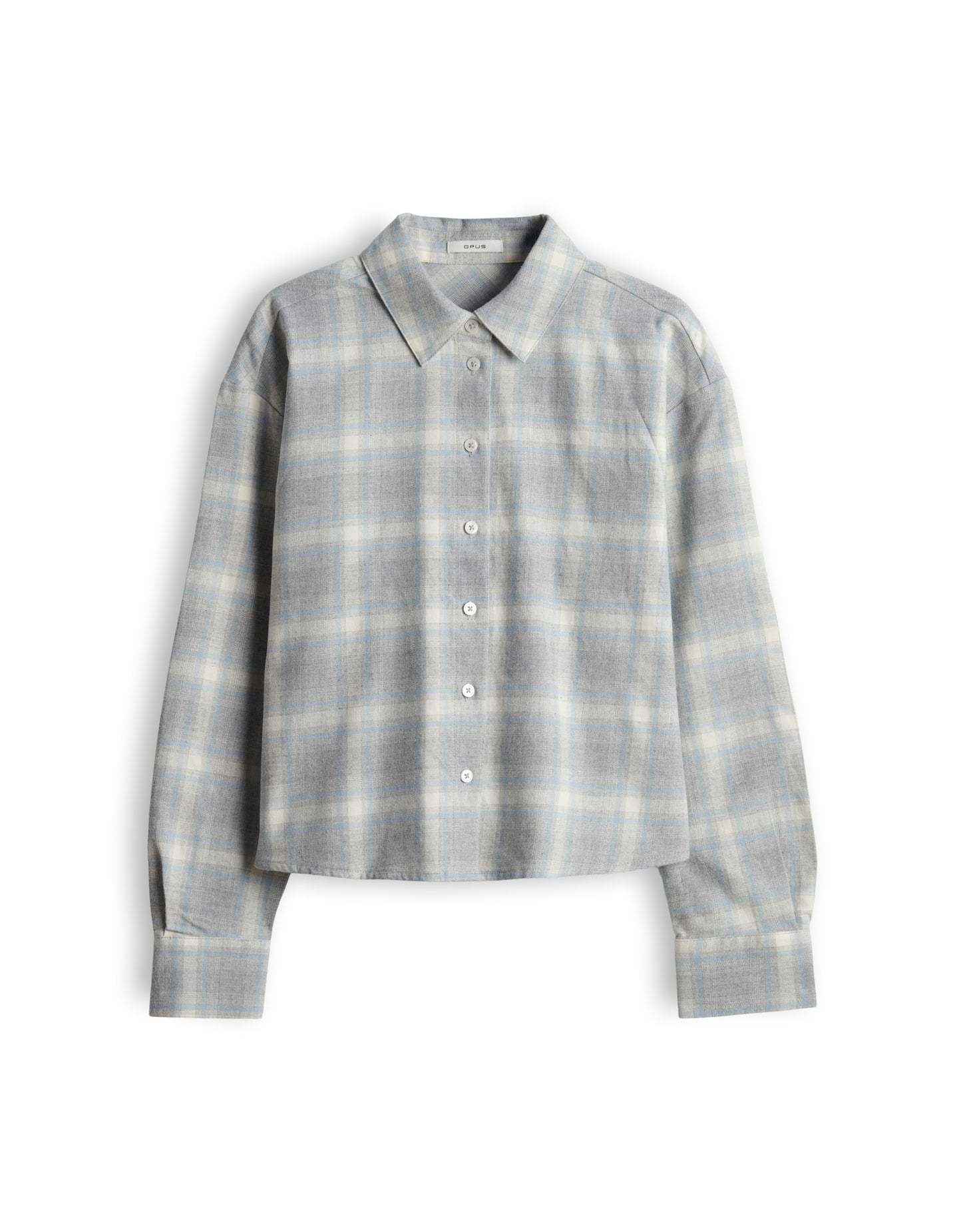 Opus Damen Blusen Hazy Fog Melang