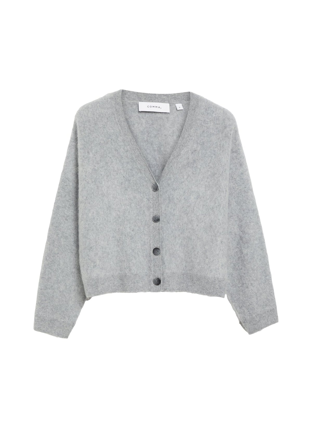 Comma Damen Strickjacken W Grey/Black