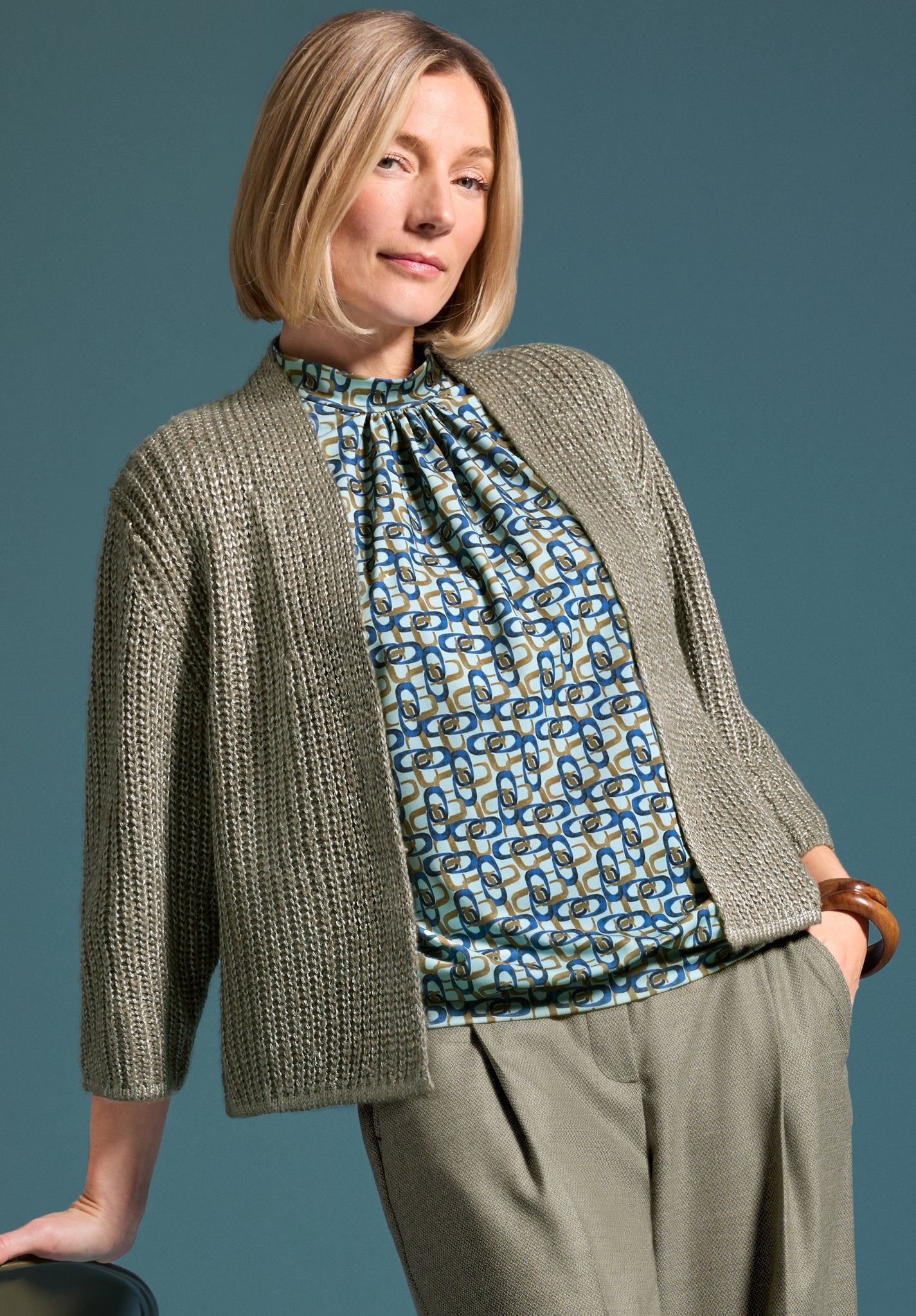 Bianca Damen Pullover Sage
