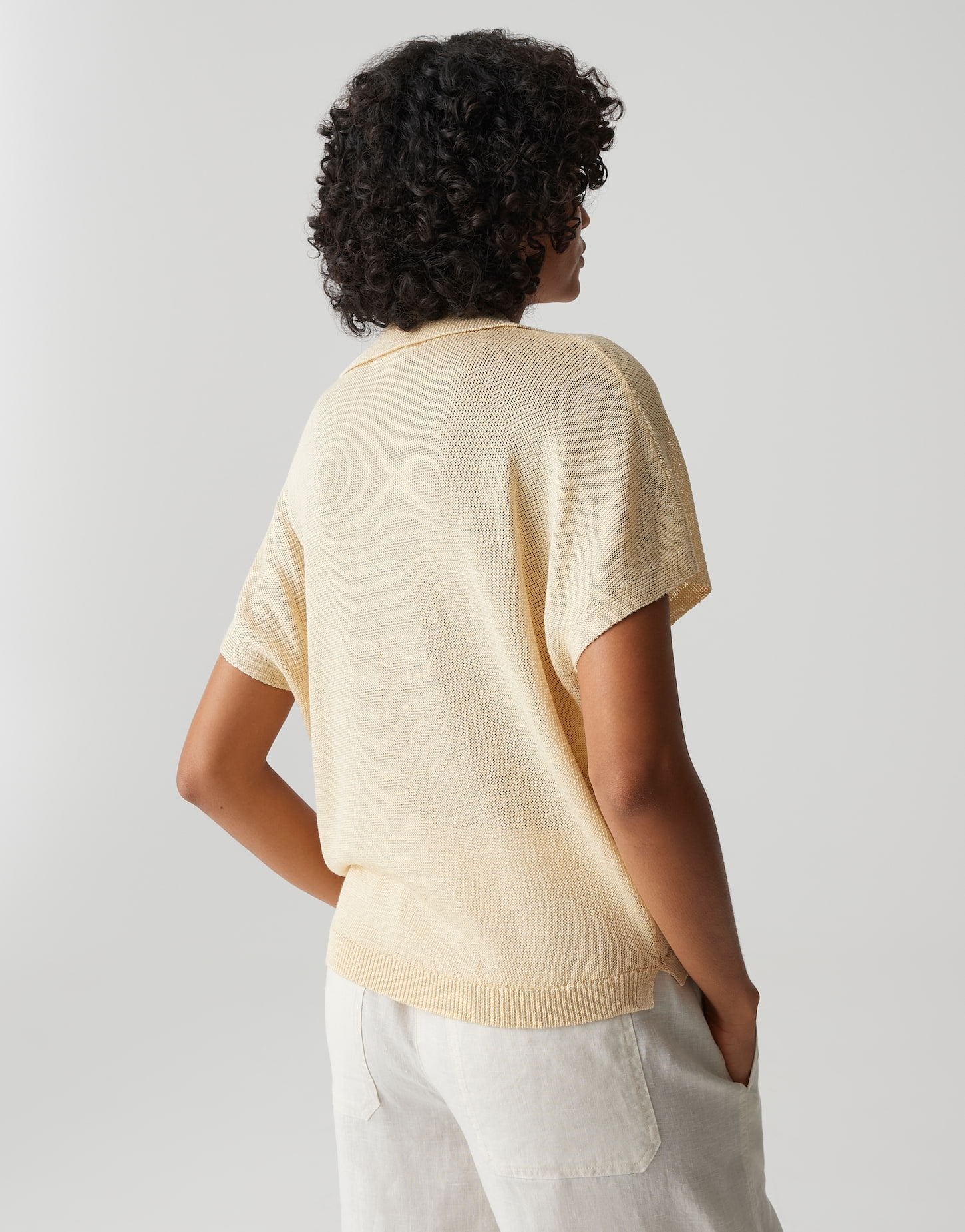 Opus Damen Pullover Honey Butter