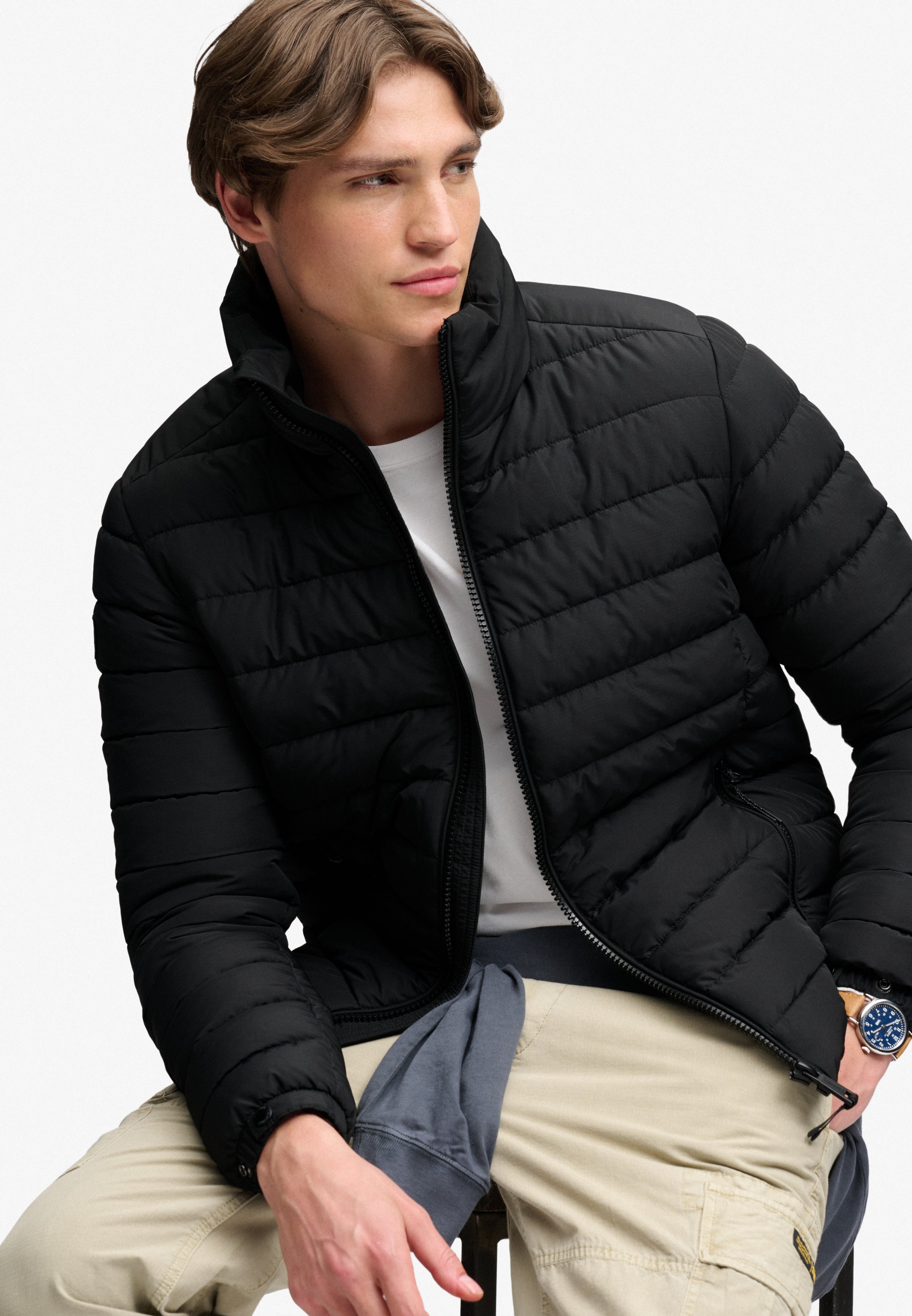 Superdry Men Herren Jacken A Jet Black
