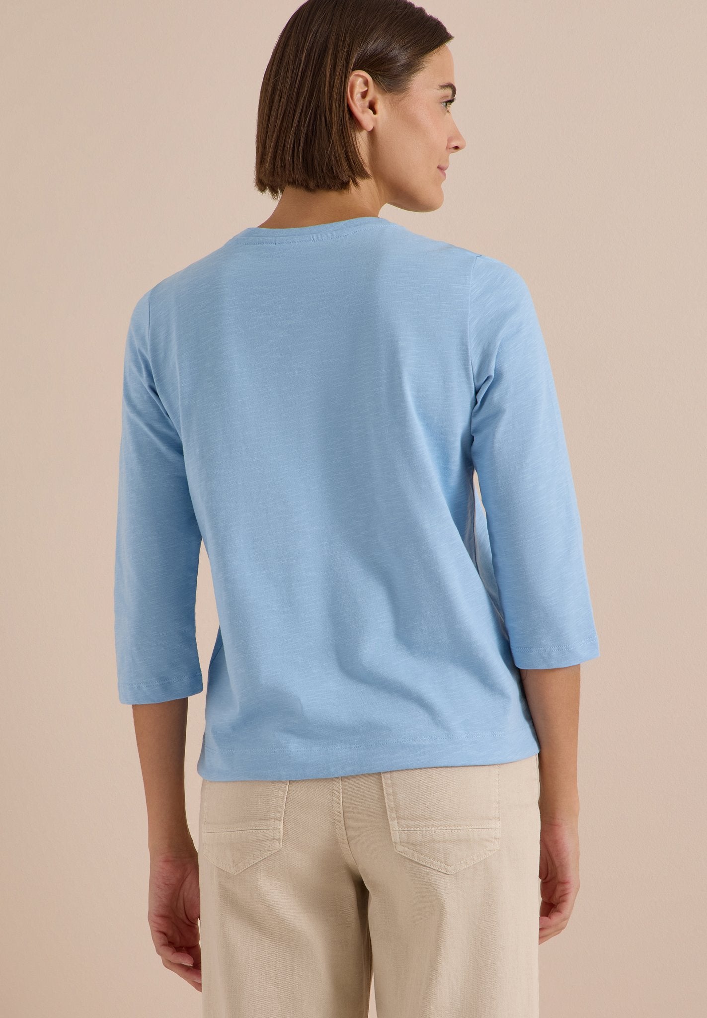 Cecil Damen T-Shirts  Easy Blue
