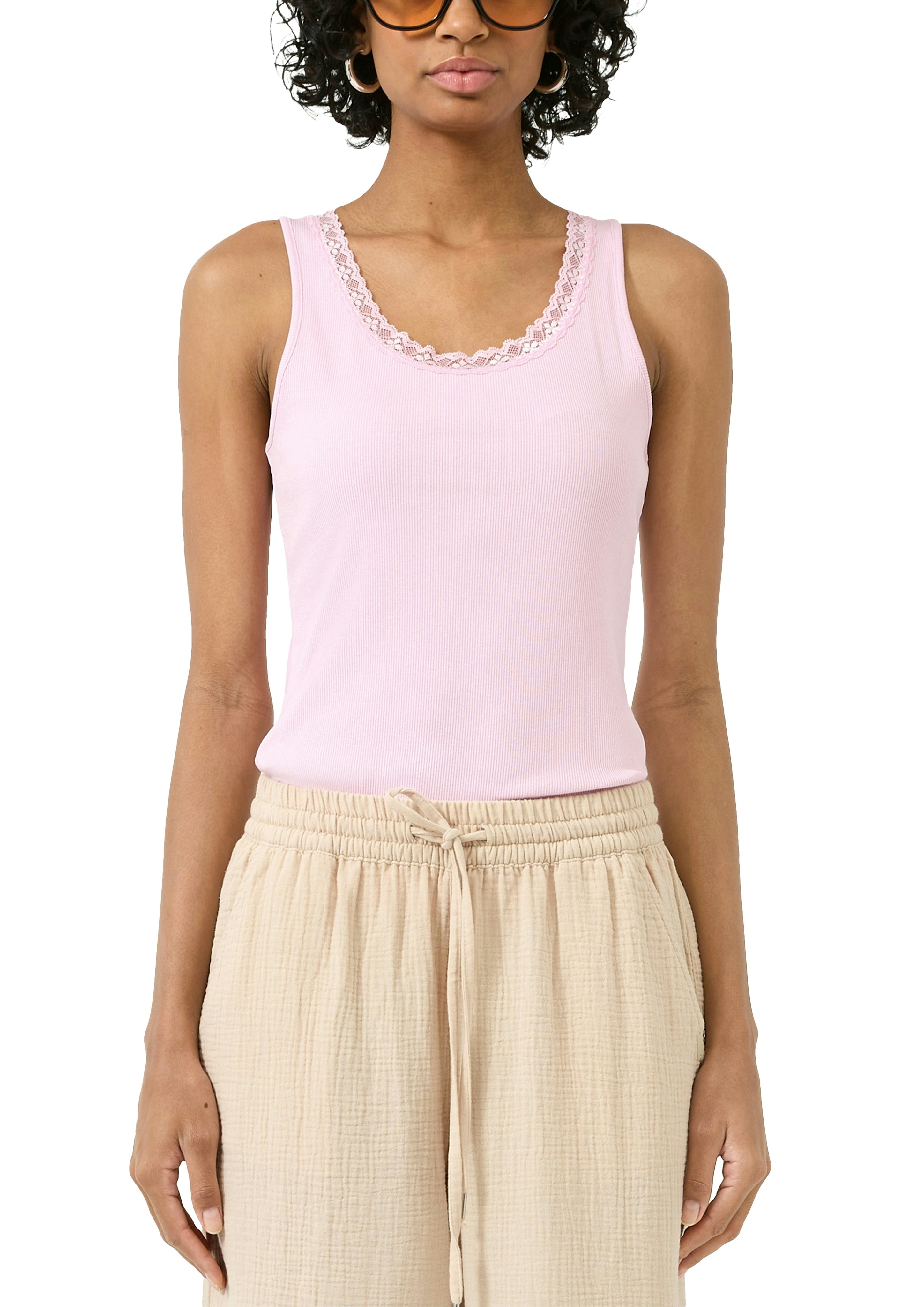 QS by S.Oliver Damen Tops Lilac/Pink