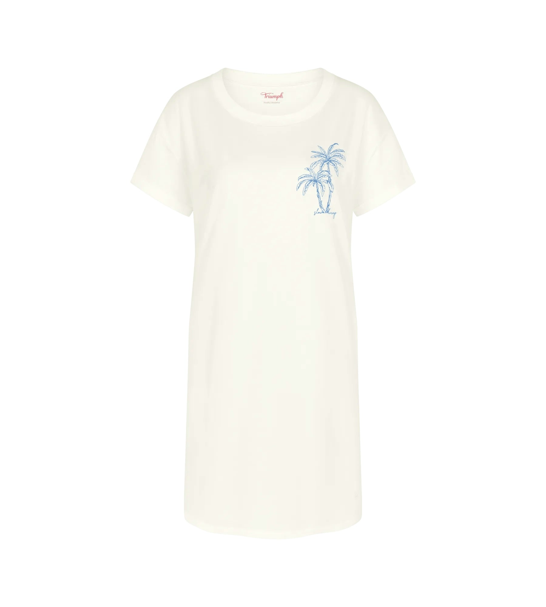 Triumph Nachthemd Gz Silk White