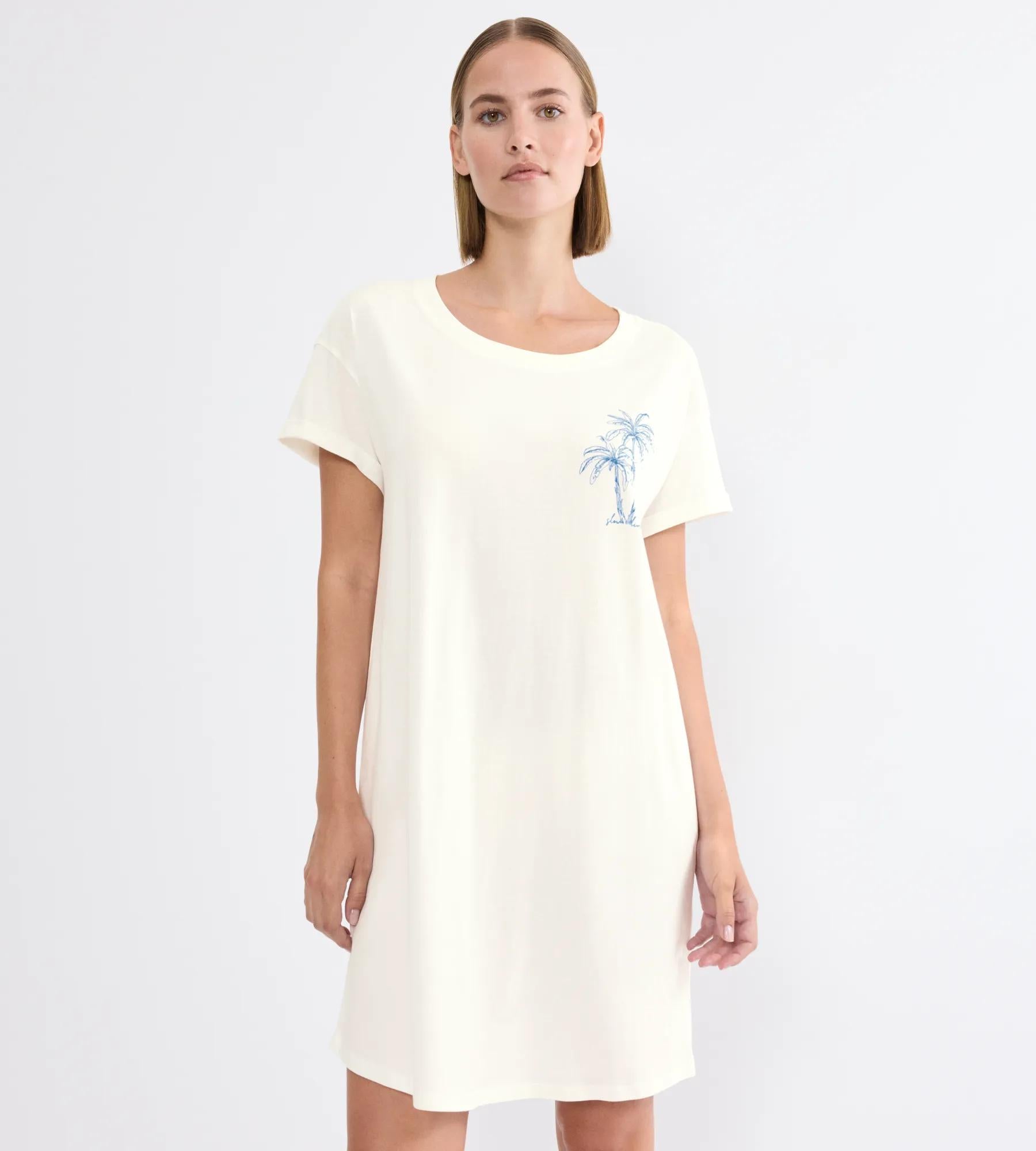 Triumph Nachthemd Gz Silk White