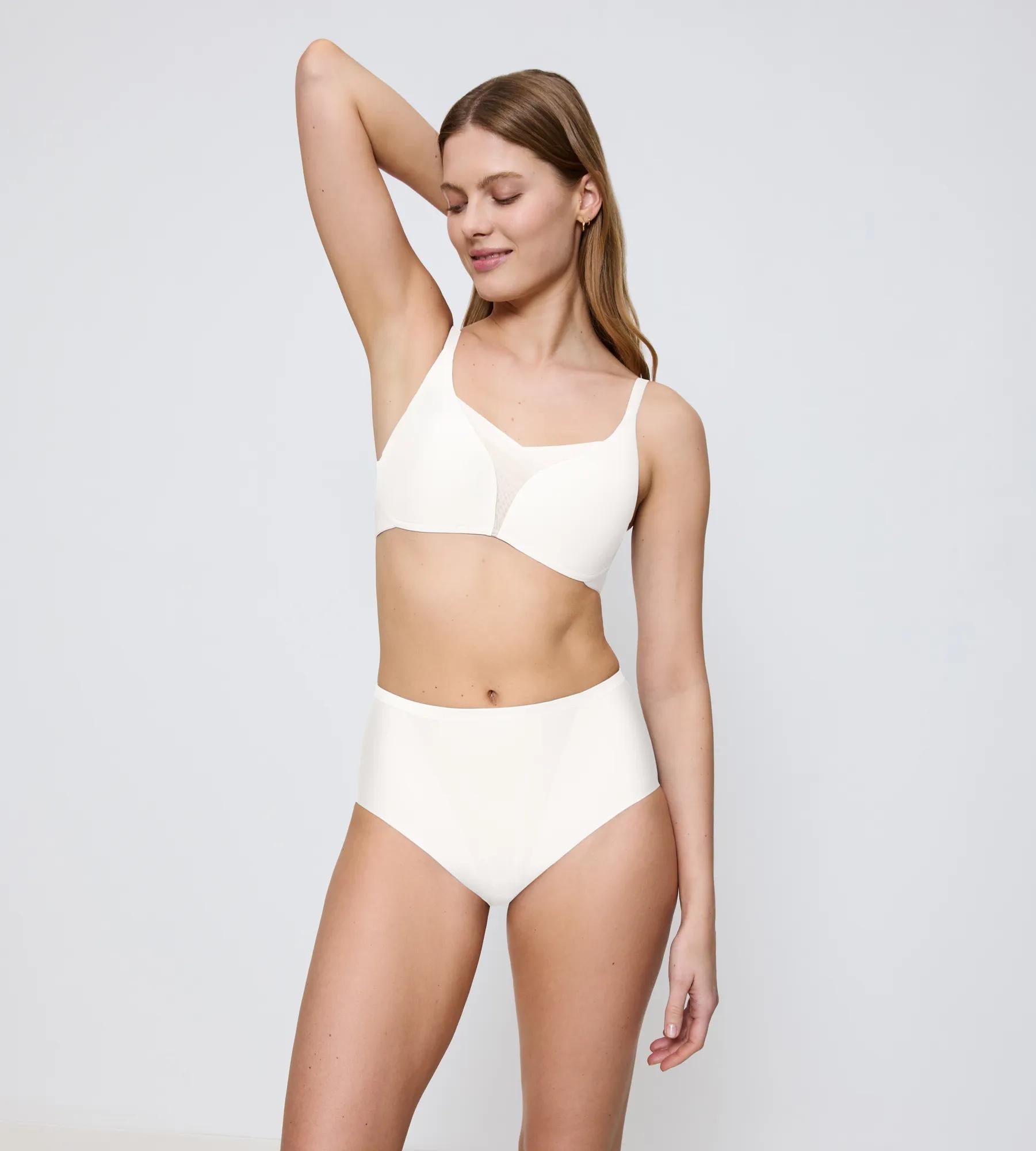 Triumph Slip  Ecru White
