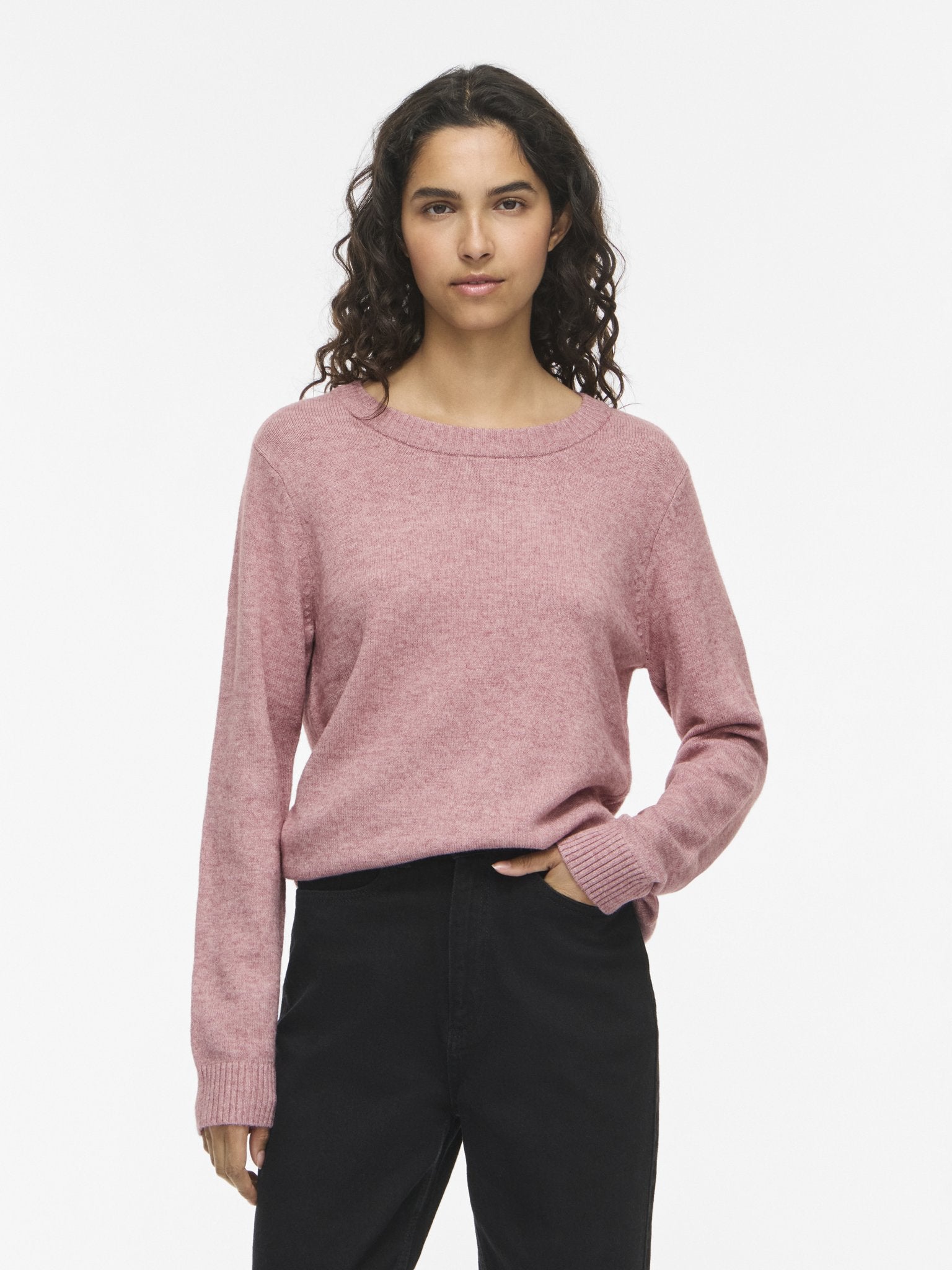Vila Damen Pullover Nostalgia Rose/