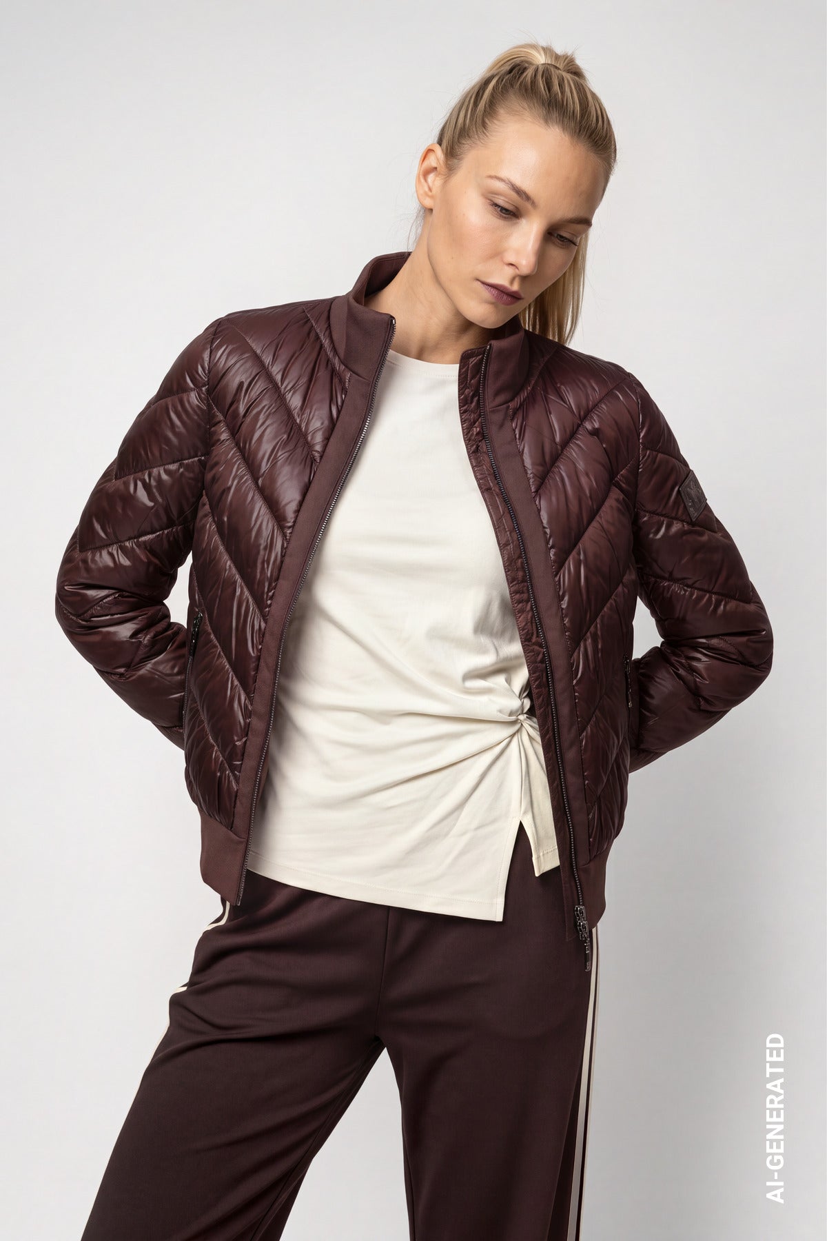Monari Damen Jacken  Black Coffe
