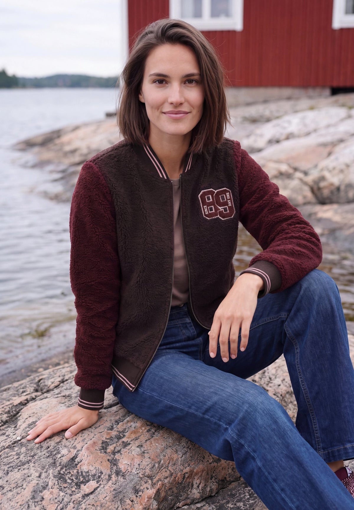 Cecil Damen T-Shirts  Berry Red
