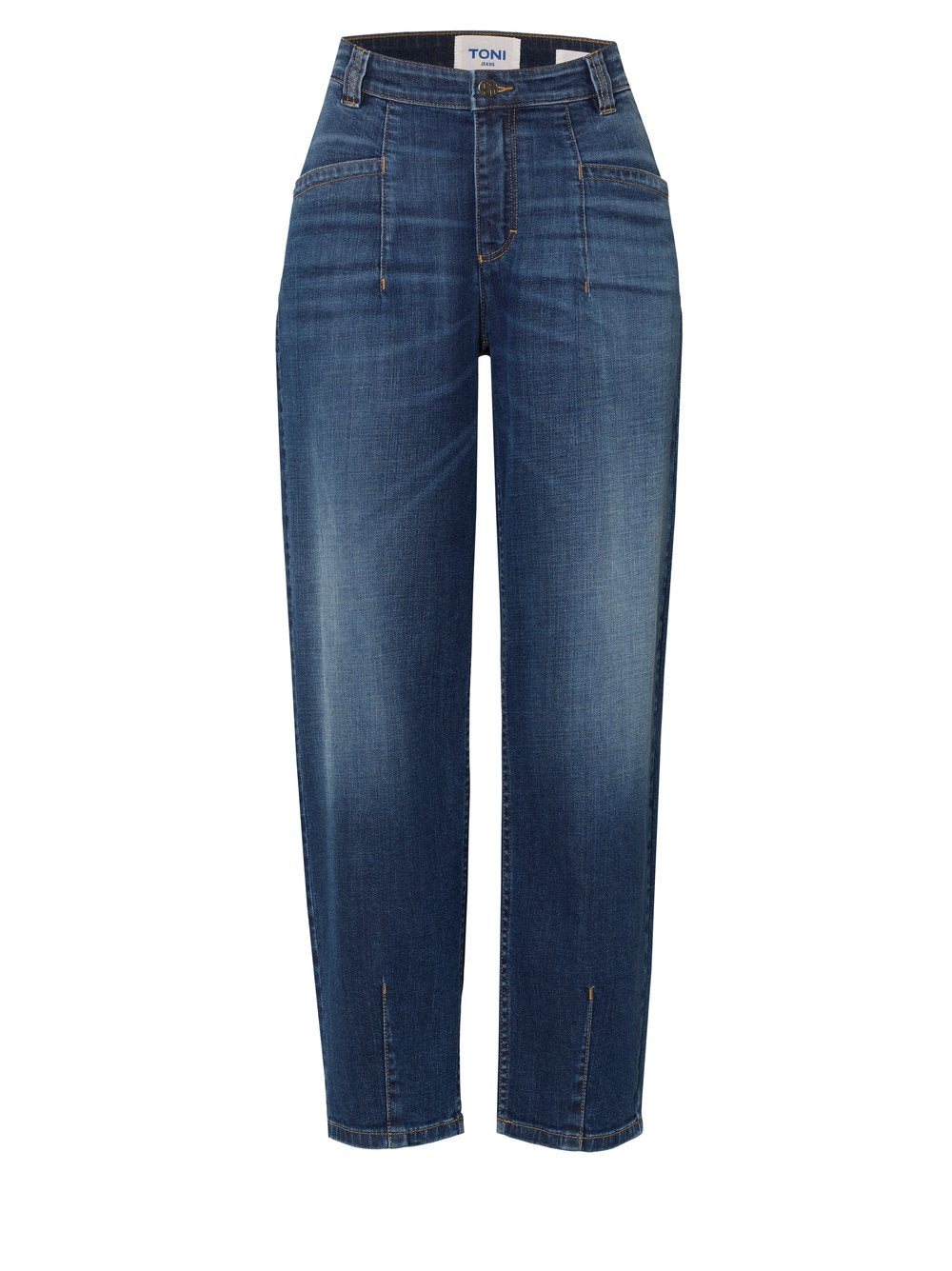 Toni Dress Damen Jeans Mid Blue Used