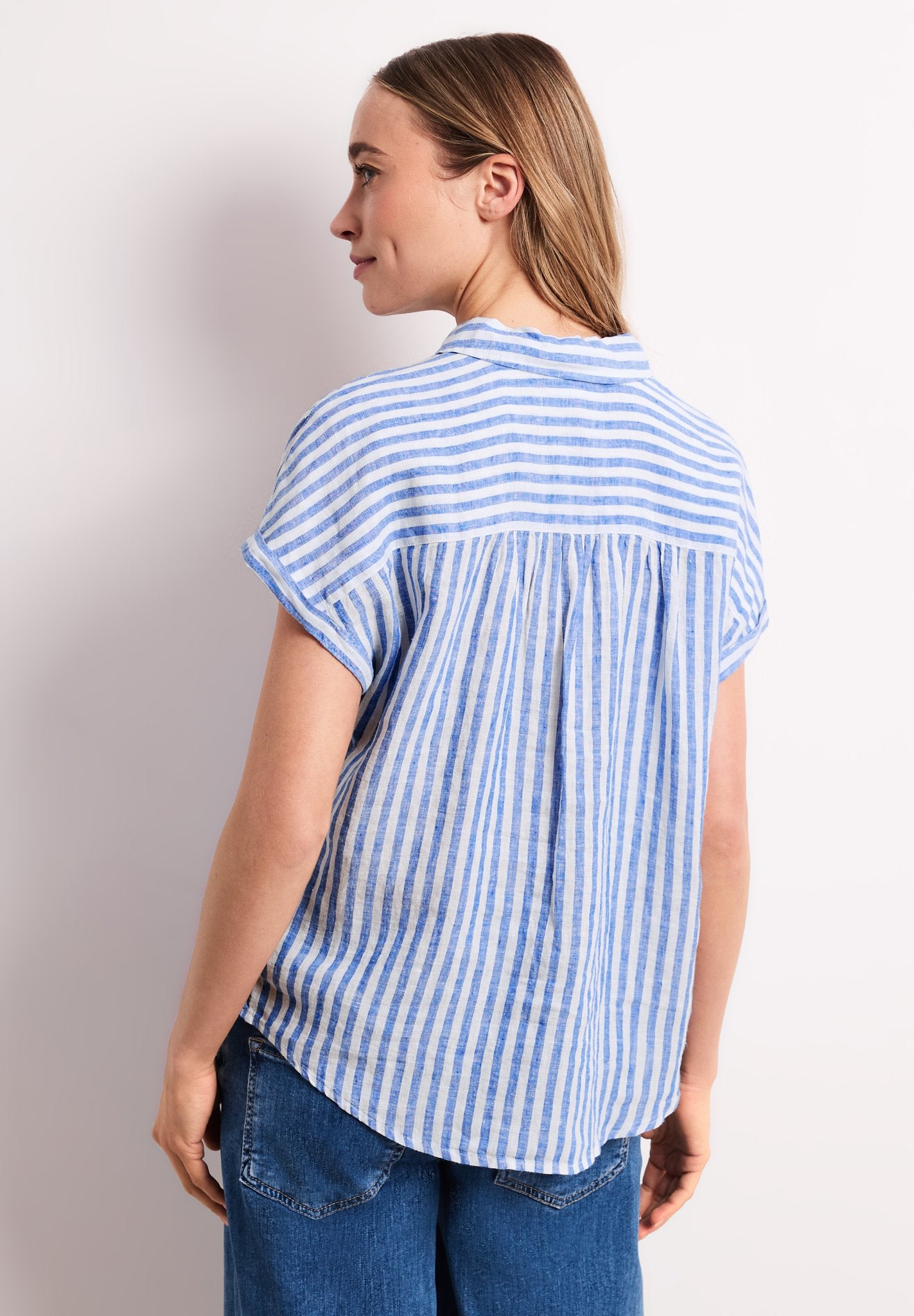 Street One Damen Blusen  Drift Blu