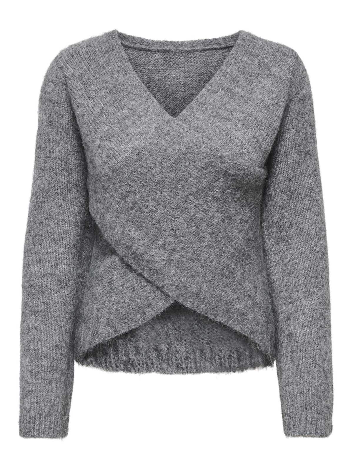 Only Damen Pullover Medium Grey Mel