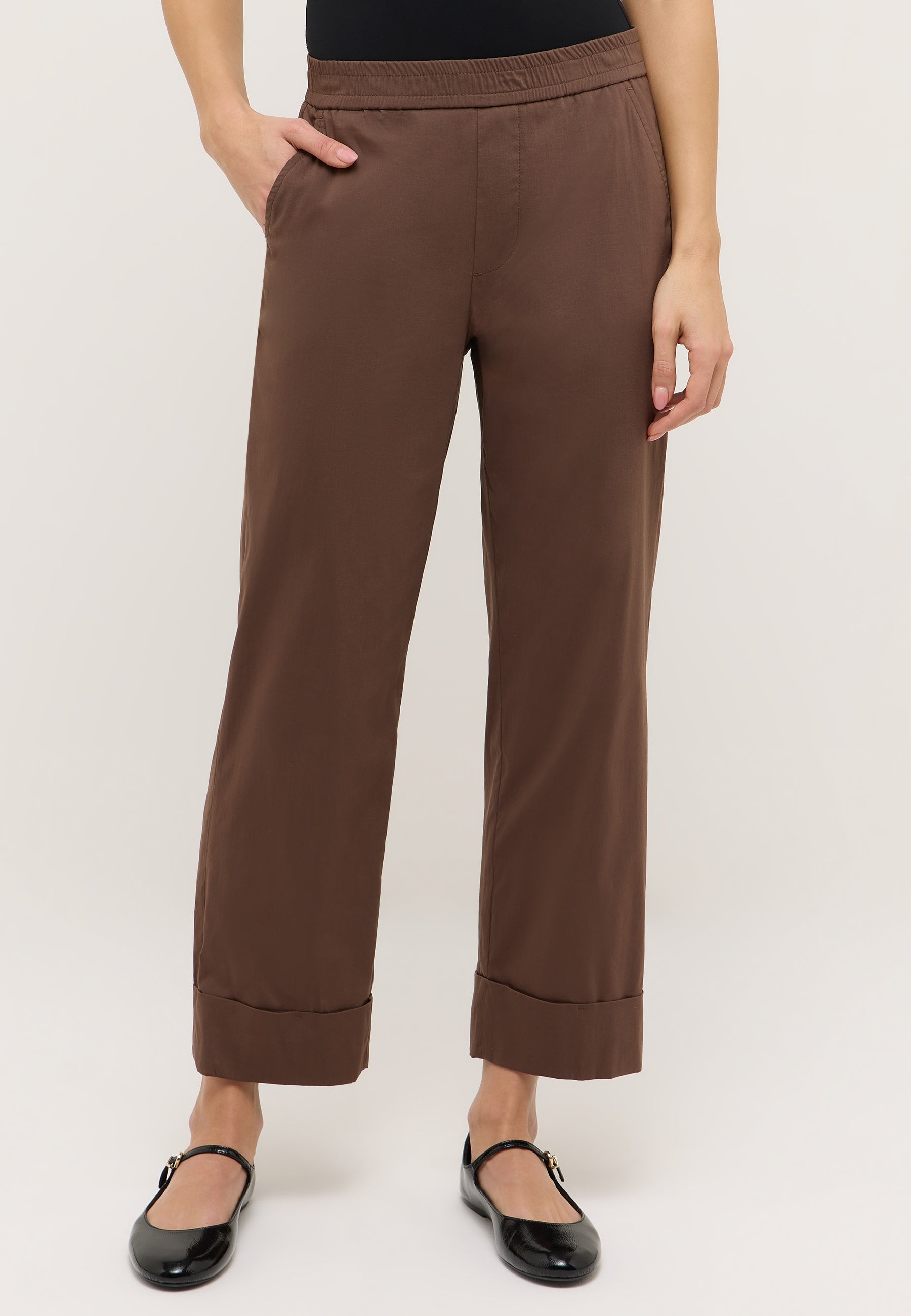 Angels Damen Hosen Coffee
