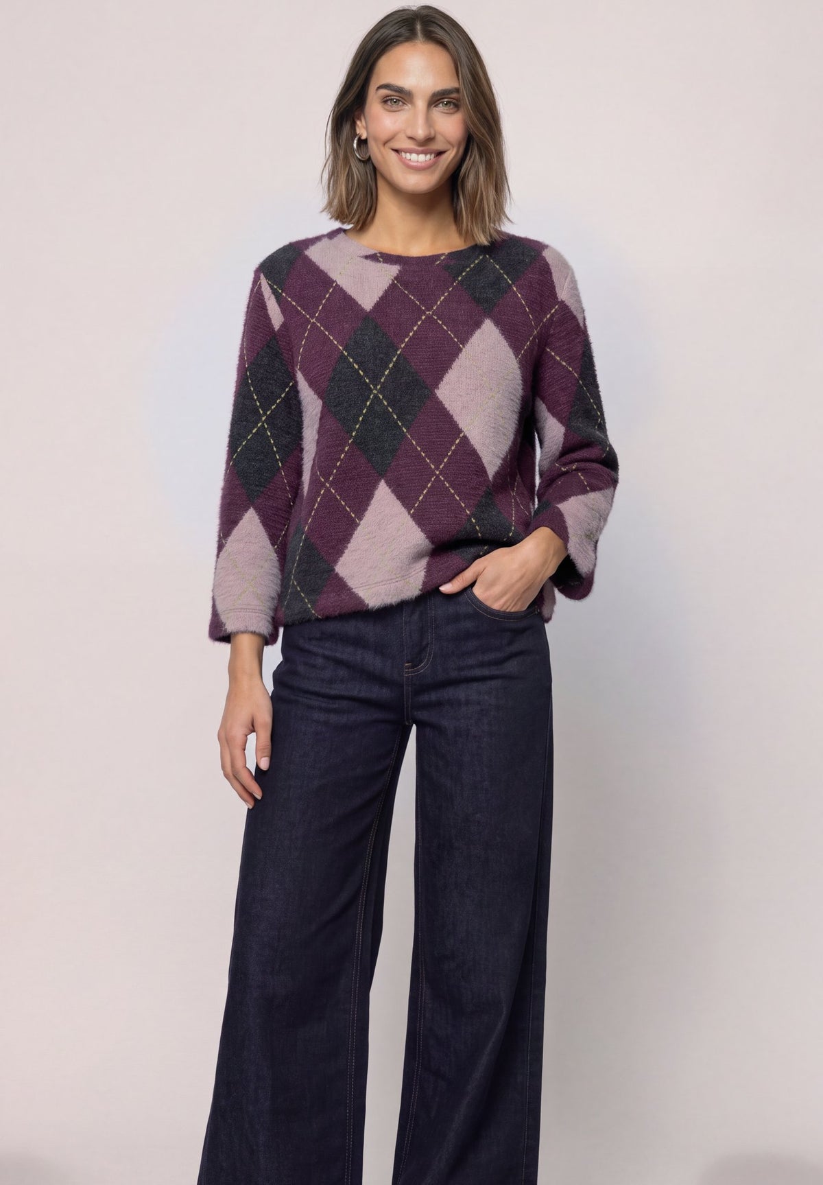 Street One Damen T-Shirts Berry Plu