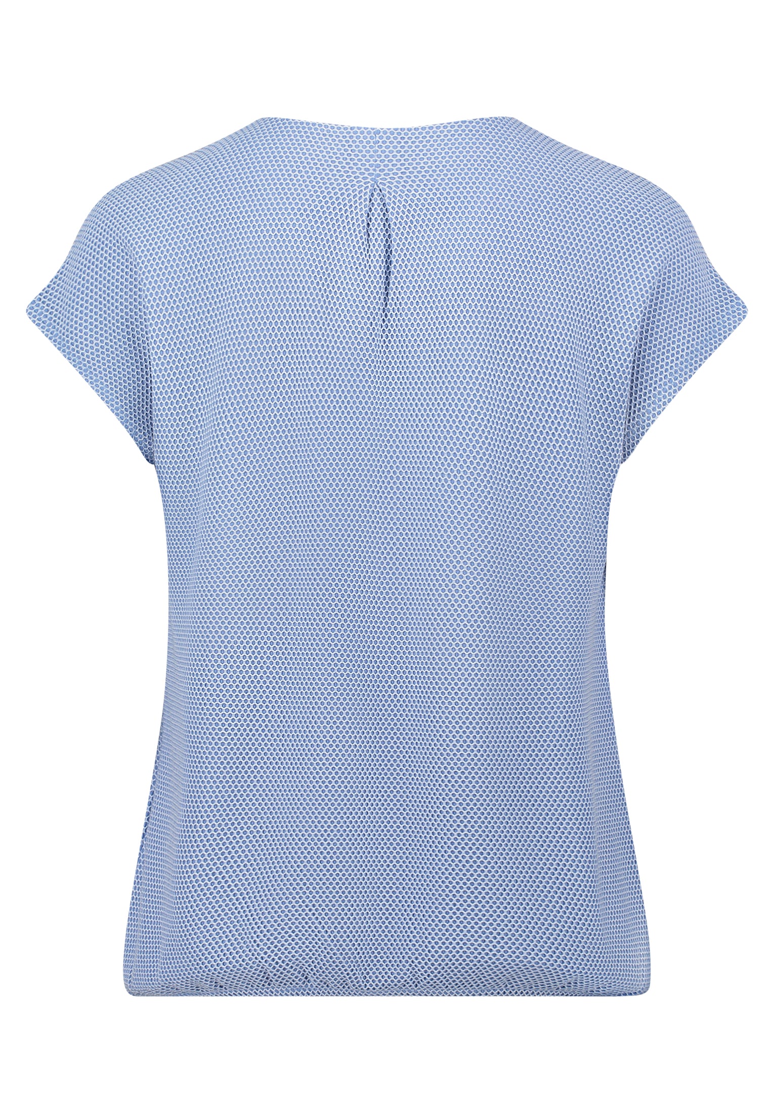 Betty & Co Damen T-Shirts Blue/Cream