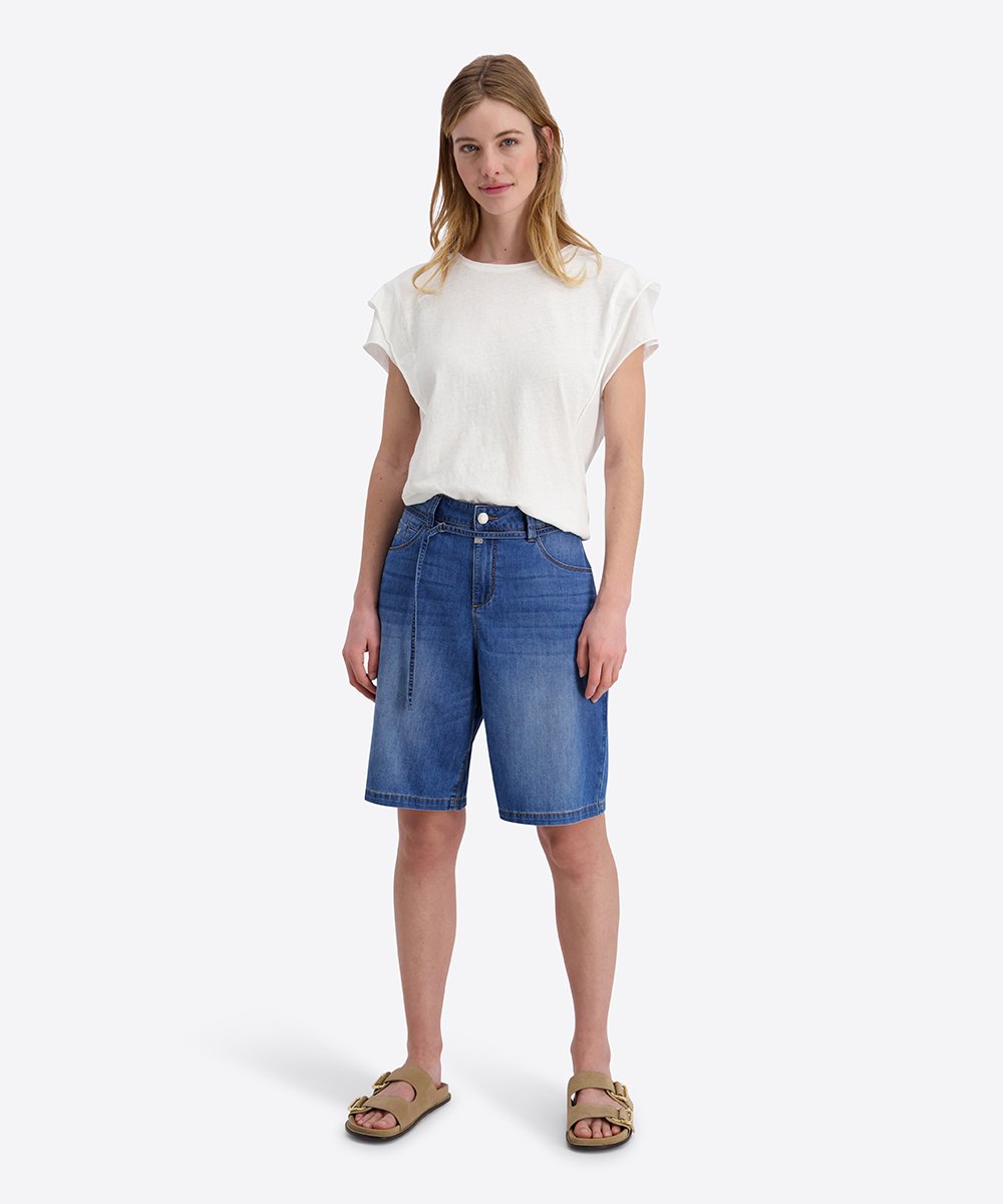 Timezone Damen Shorts  Mid Blue