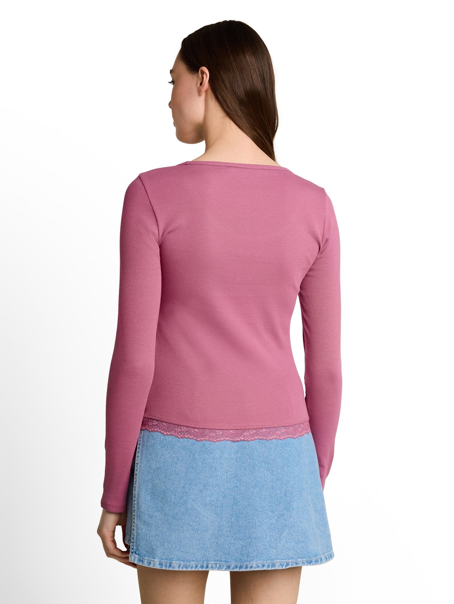 Tom Tailor denim Damen T-Shirts Dusty Berry