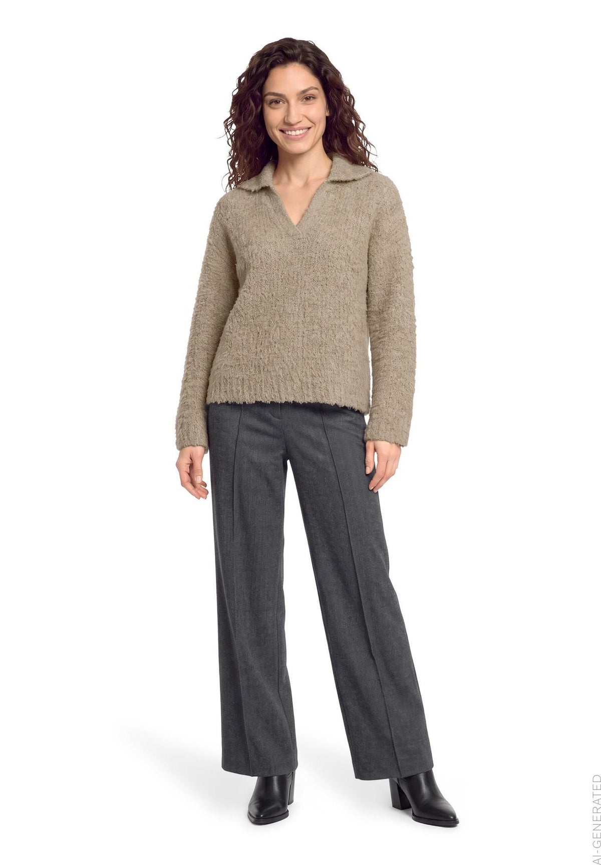 Cartoon Damen Pullover Light Mauve