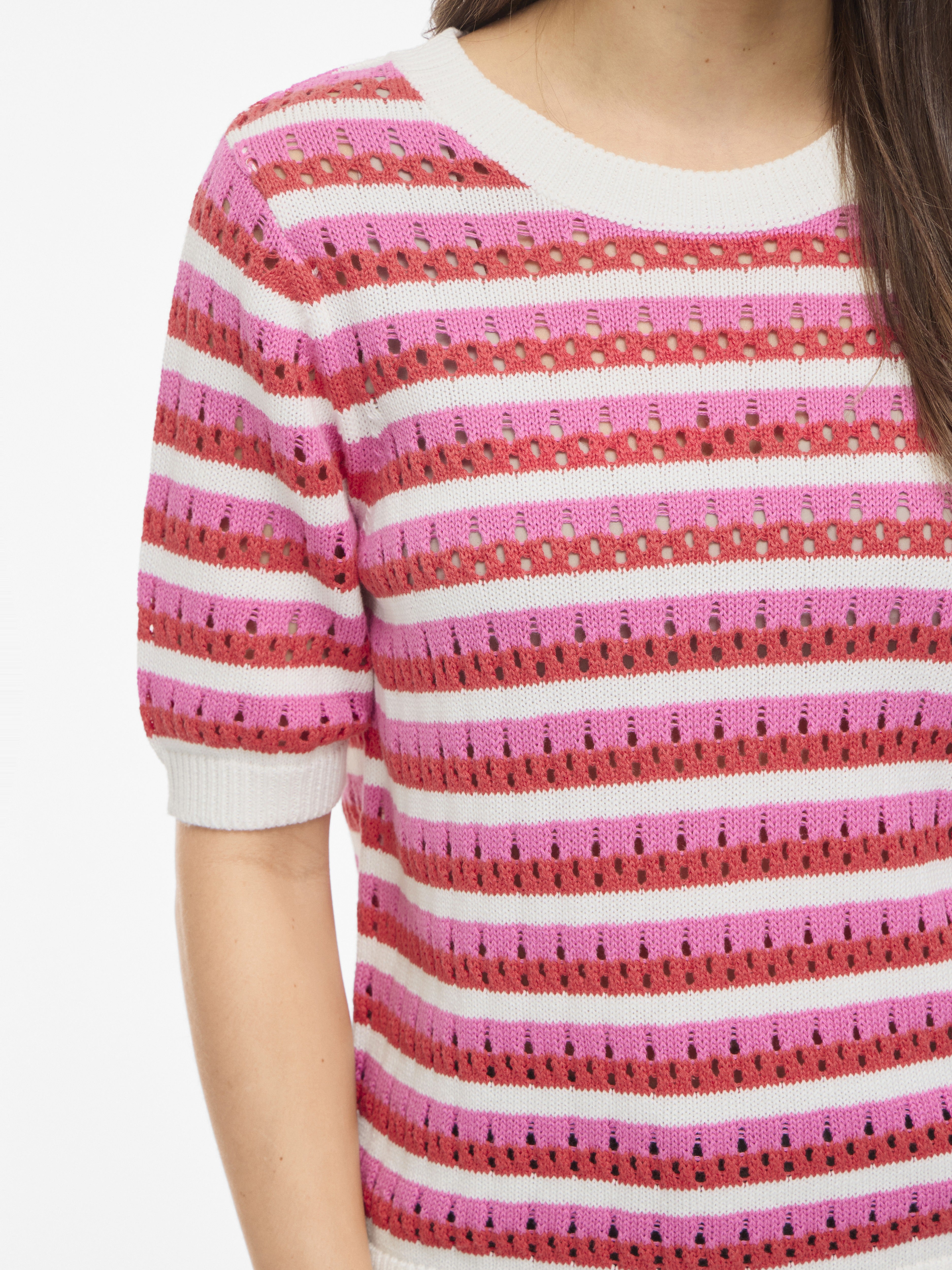 Vila Damen Pullover Snow White/Hibi