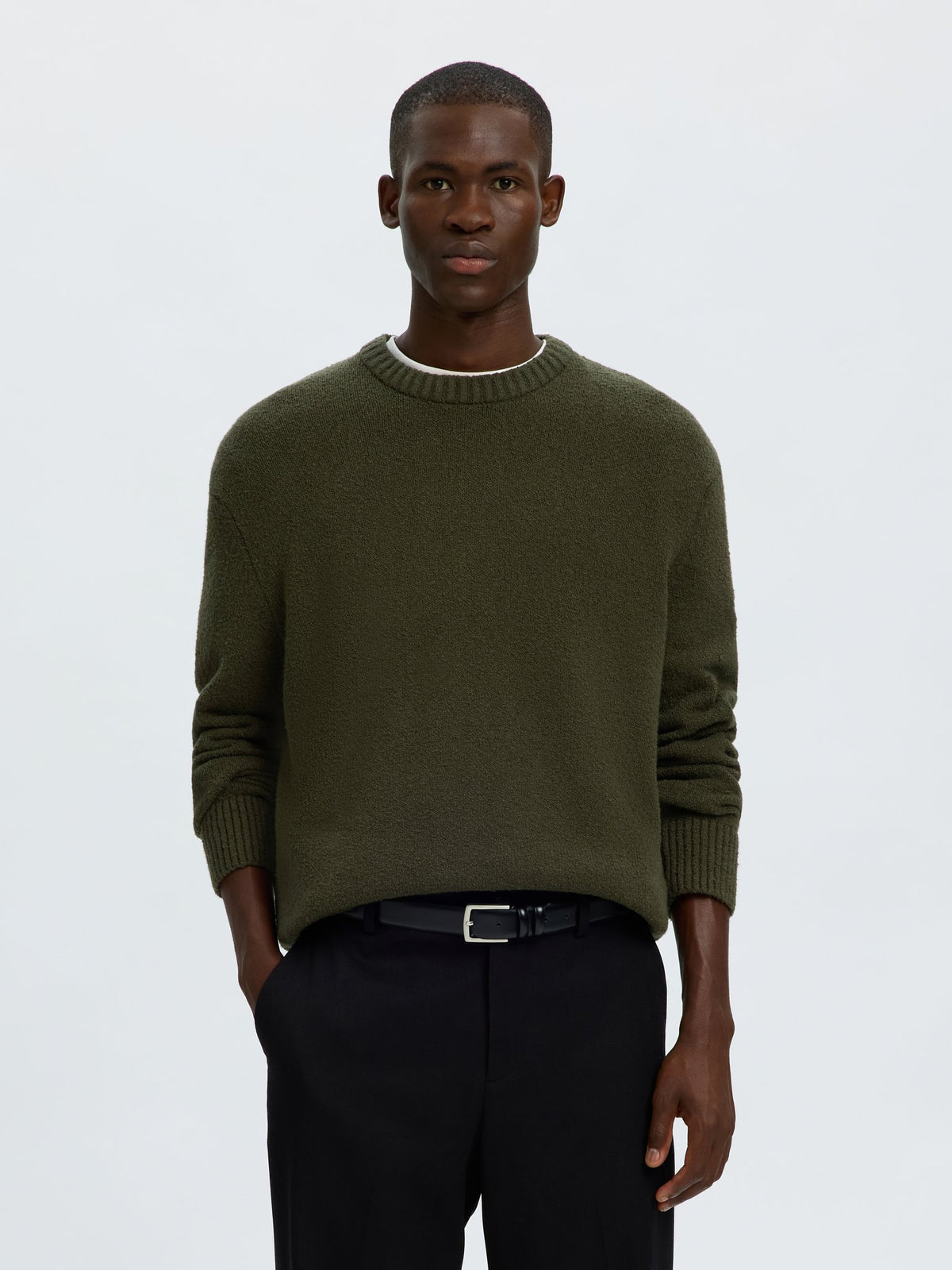 Selected homme Herren Pullover  Forest N