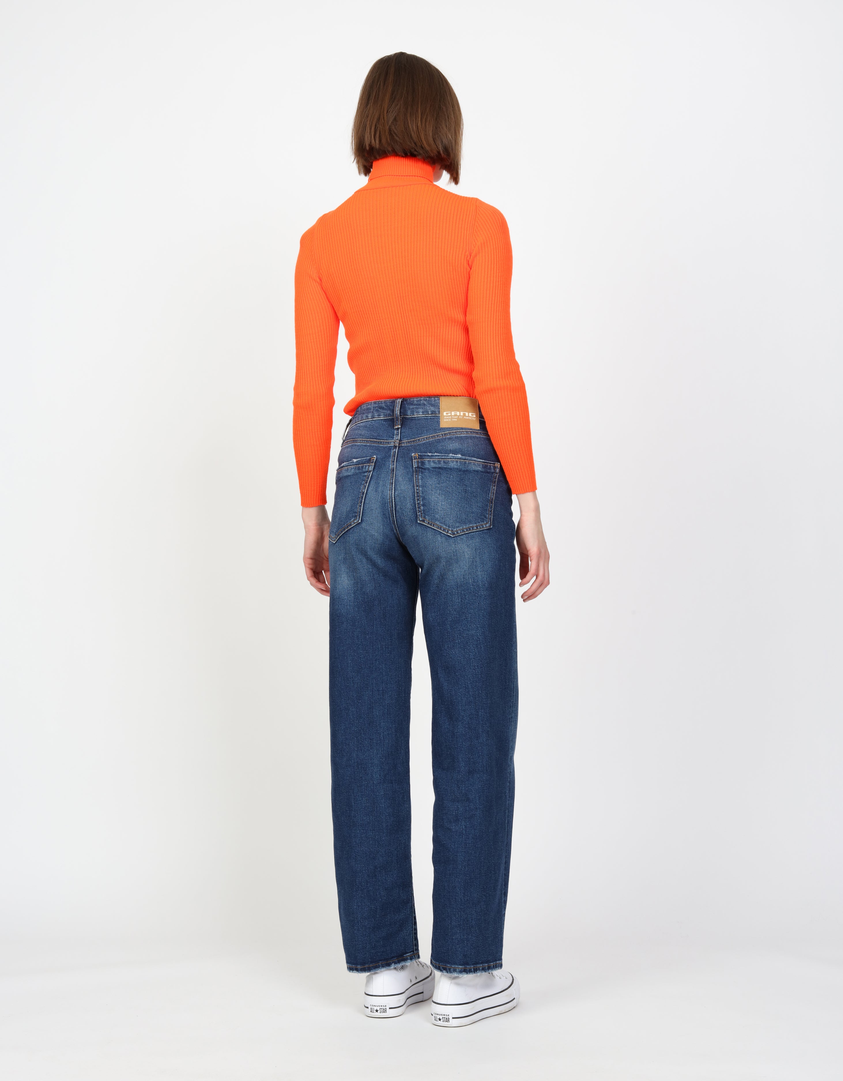 Gang Damen Jeans  Blue Destr