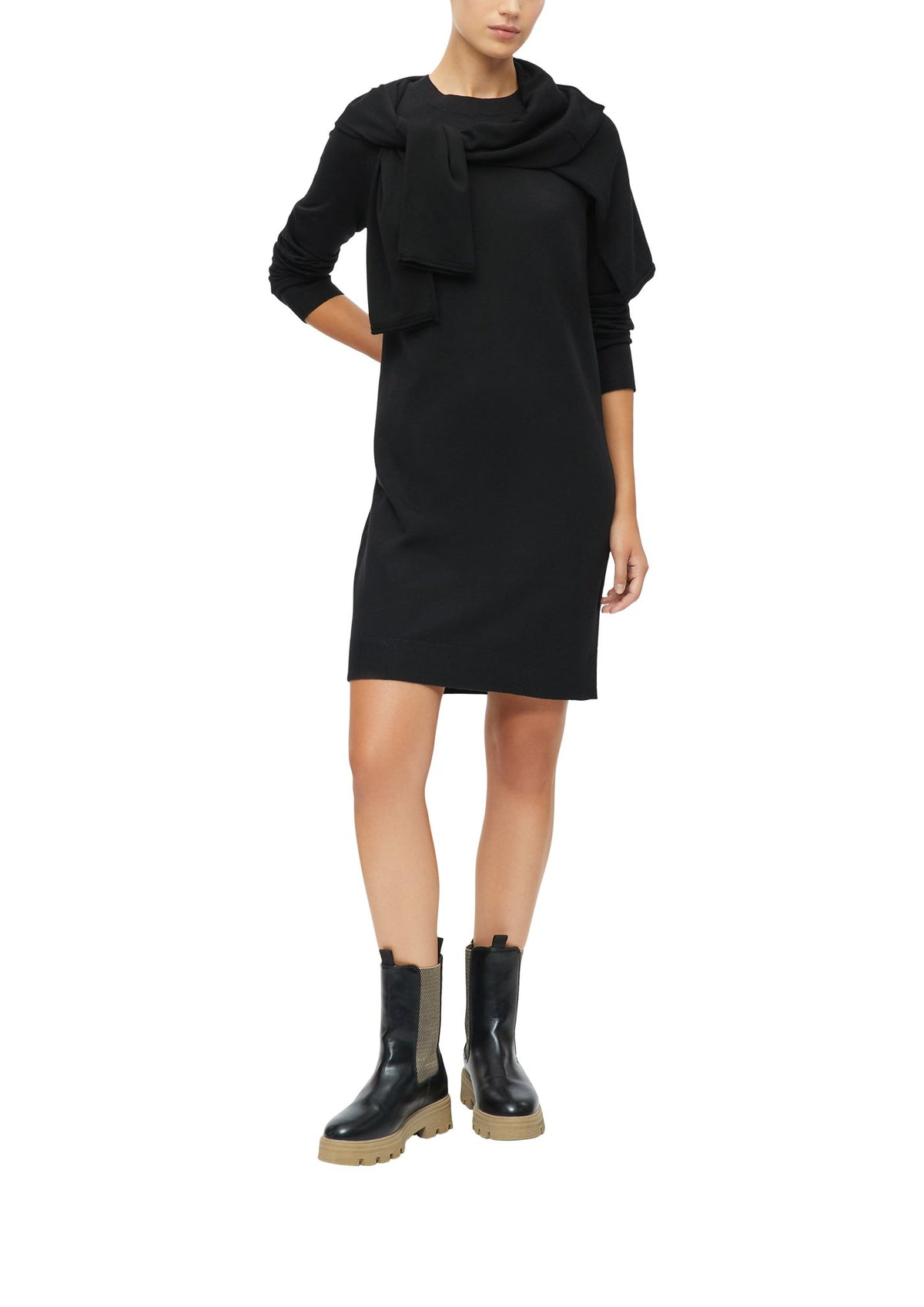S. Oliver red Damen Kleider Grey/Black
