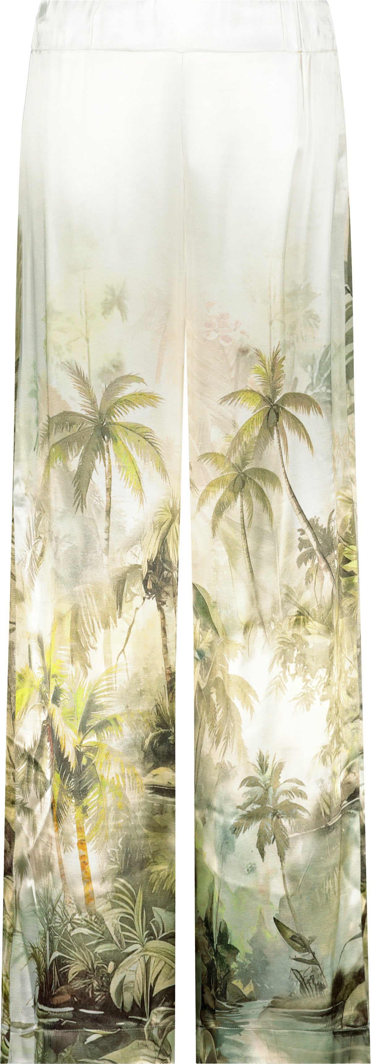 Monari Damen Hosen  Olive Gemus