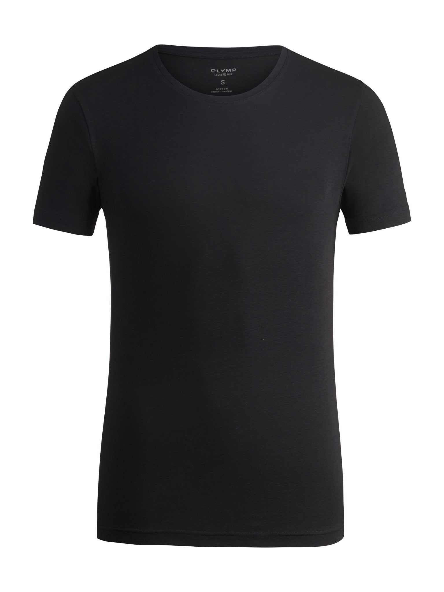 Olymp Herren T-Shirts kurz  Schwarz