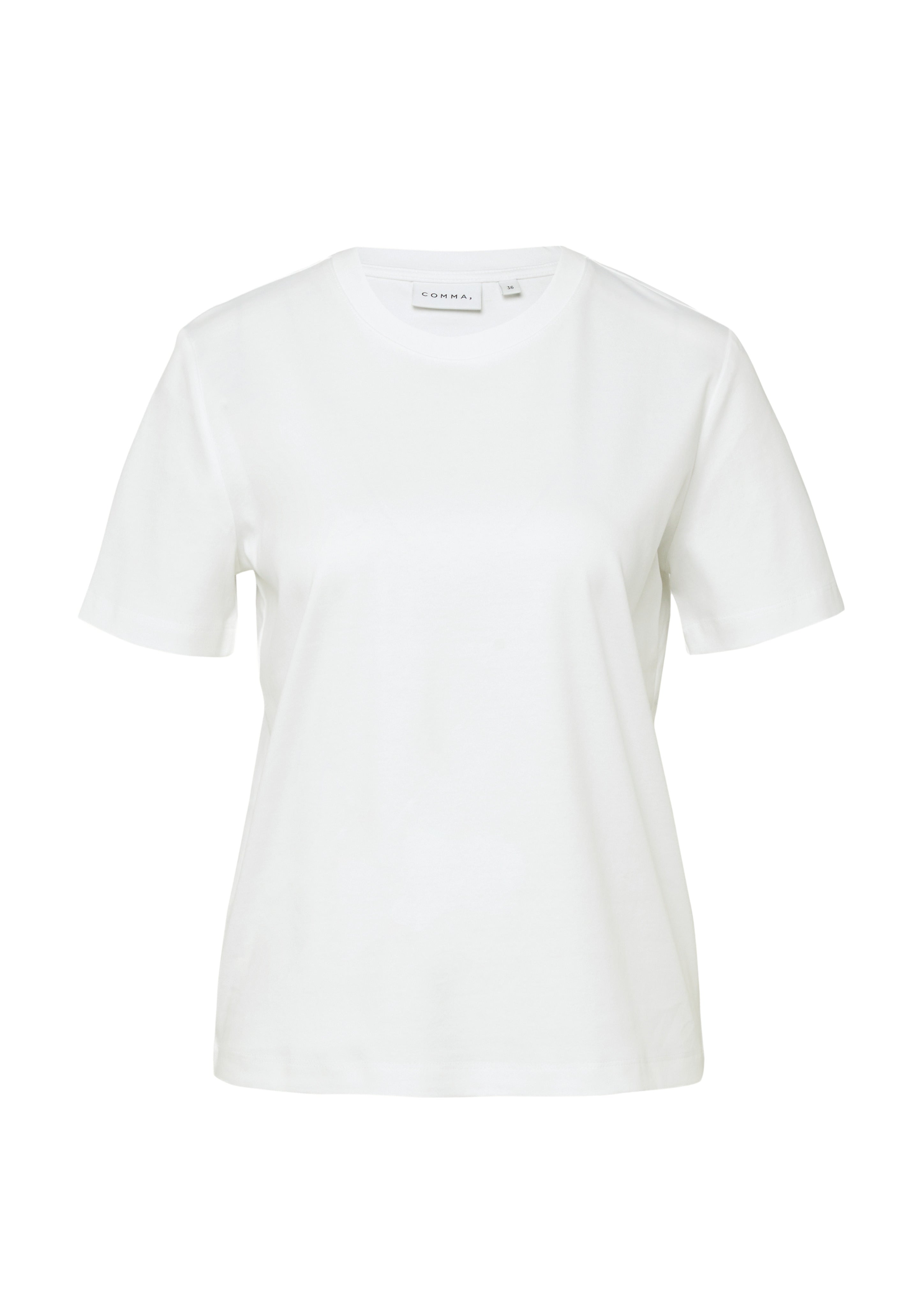 Comma Damen T-Shirts  White