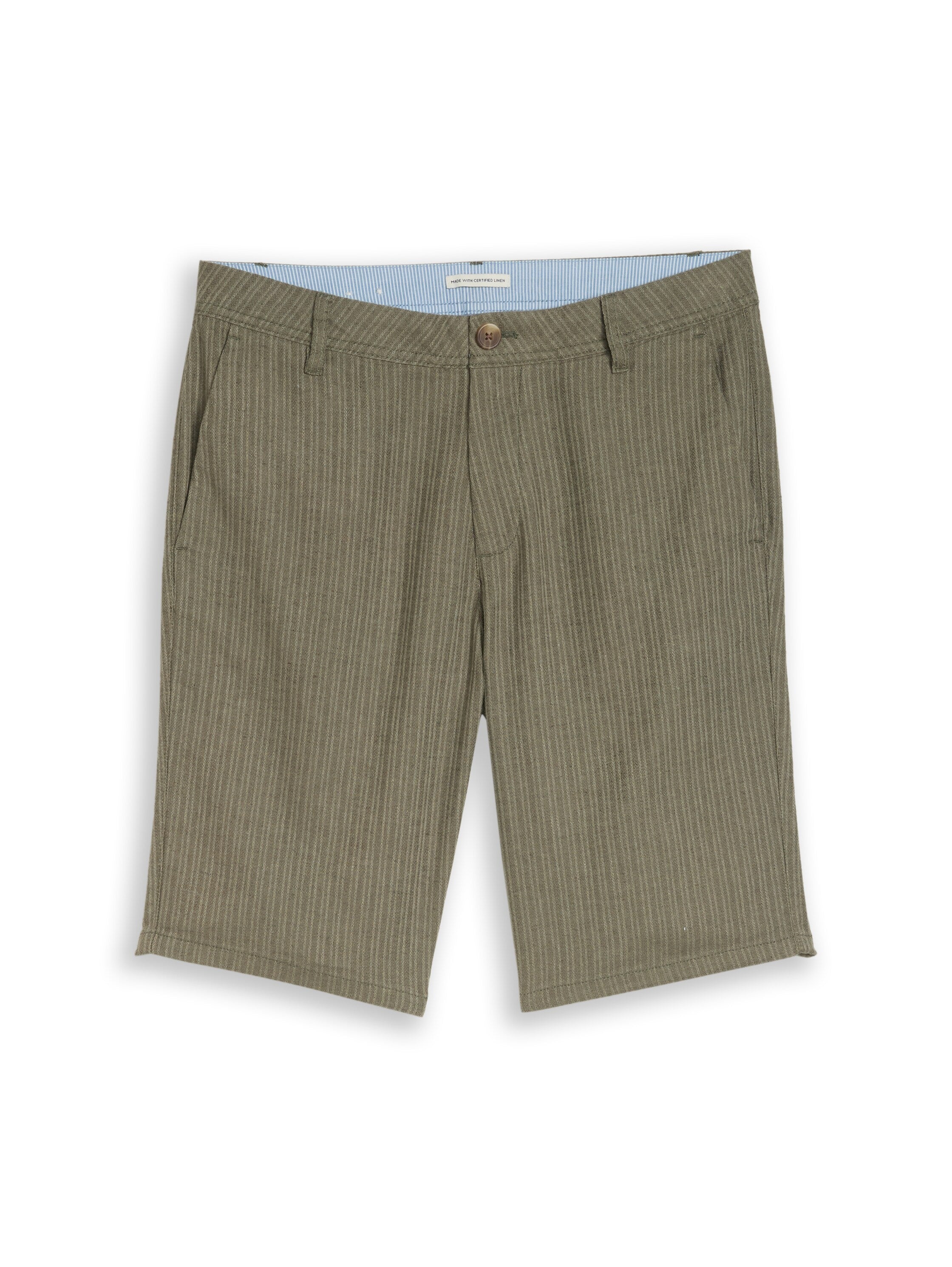 Tom Tailor Herren Hosen Leaf Green Stri