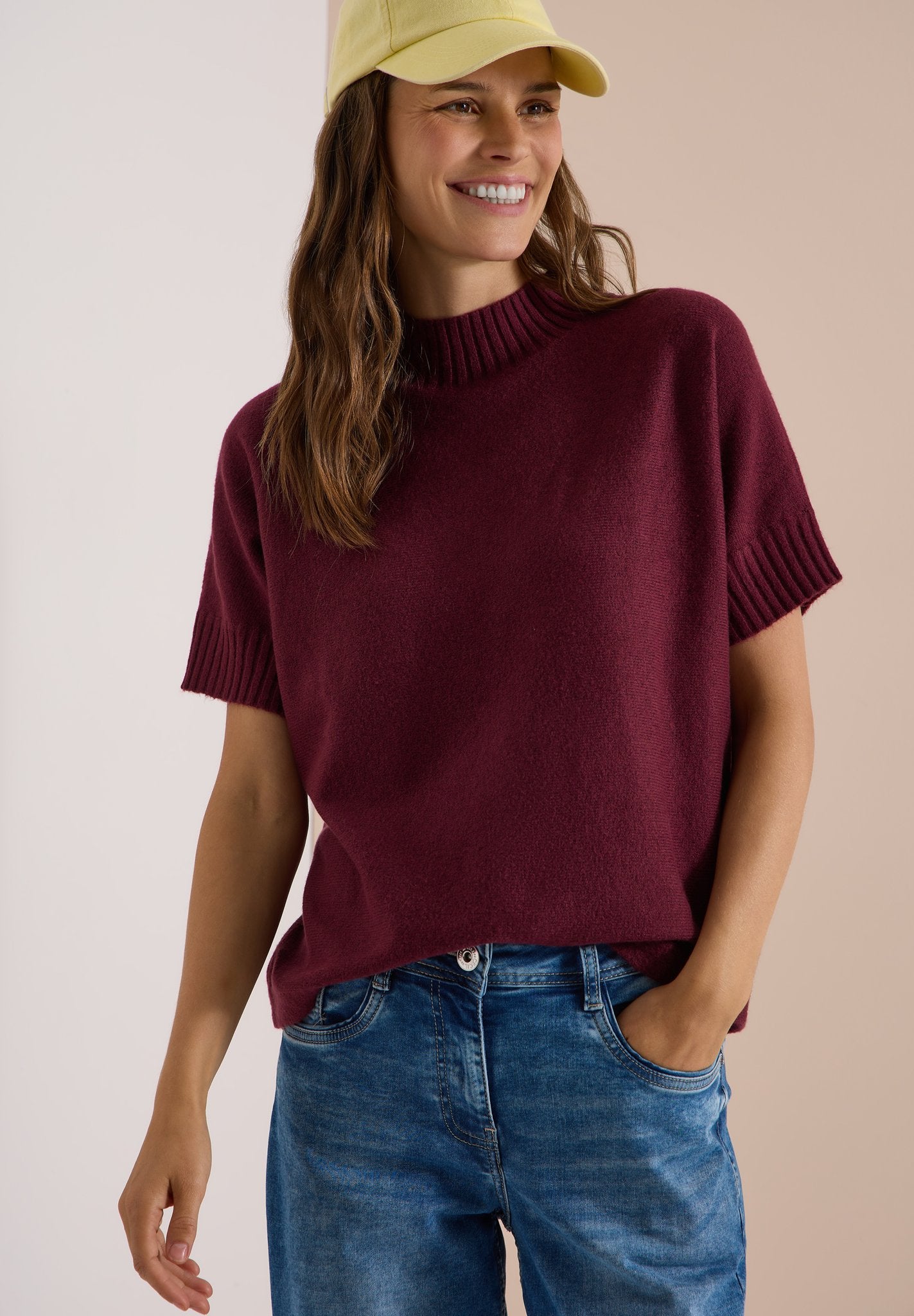 Cecil Damen Pullover  Red Wine