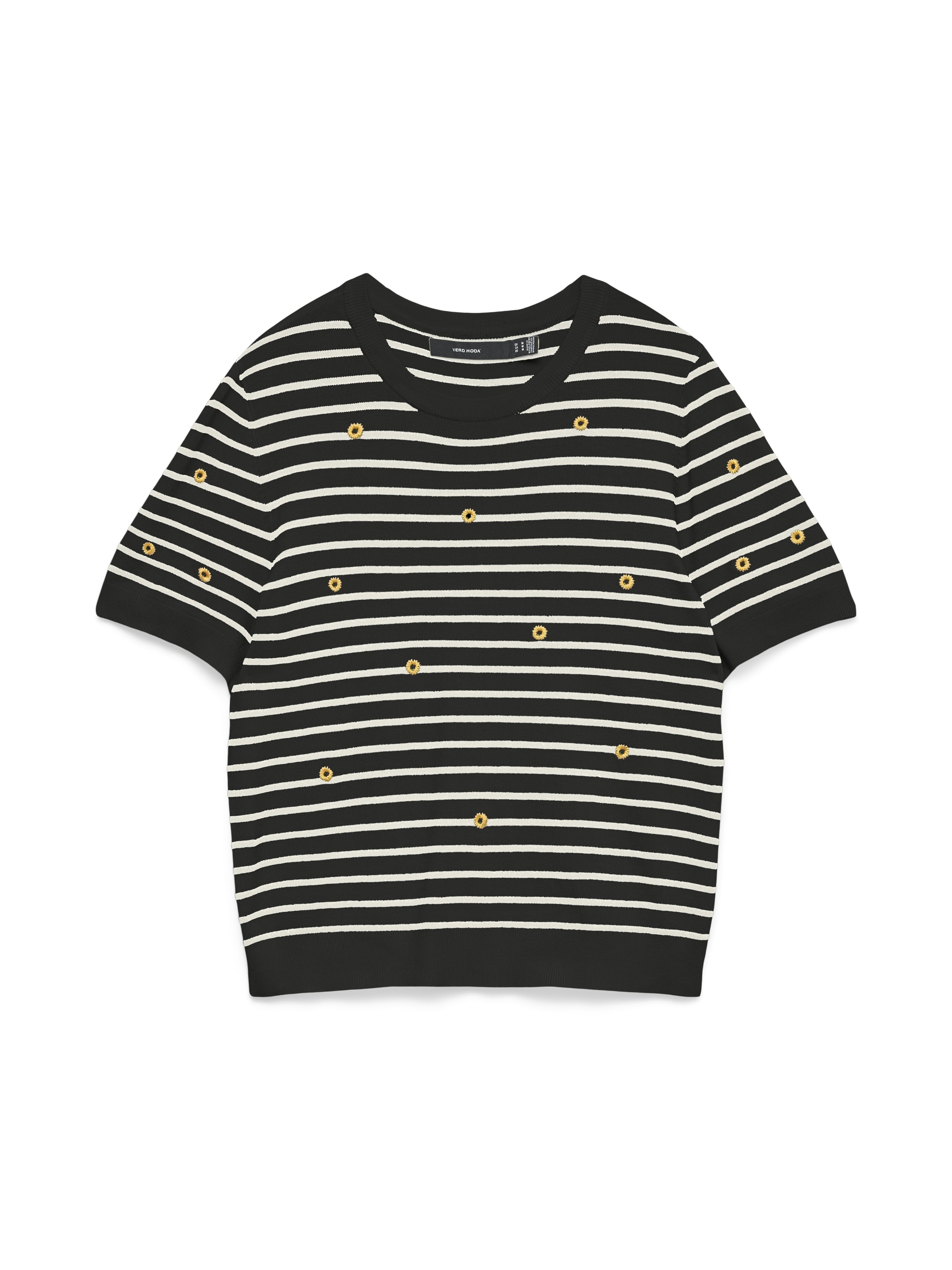 Vero Moda Damen Pullover Black/W. Birch