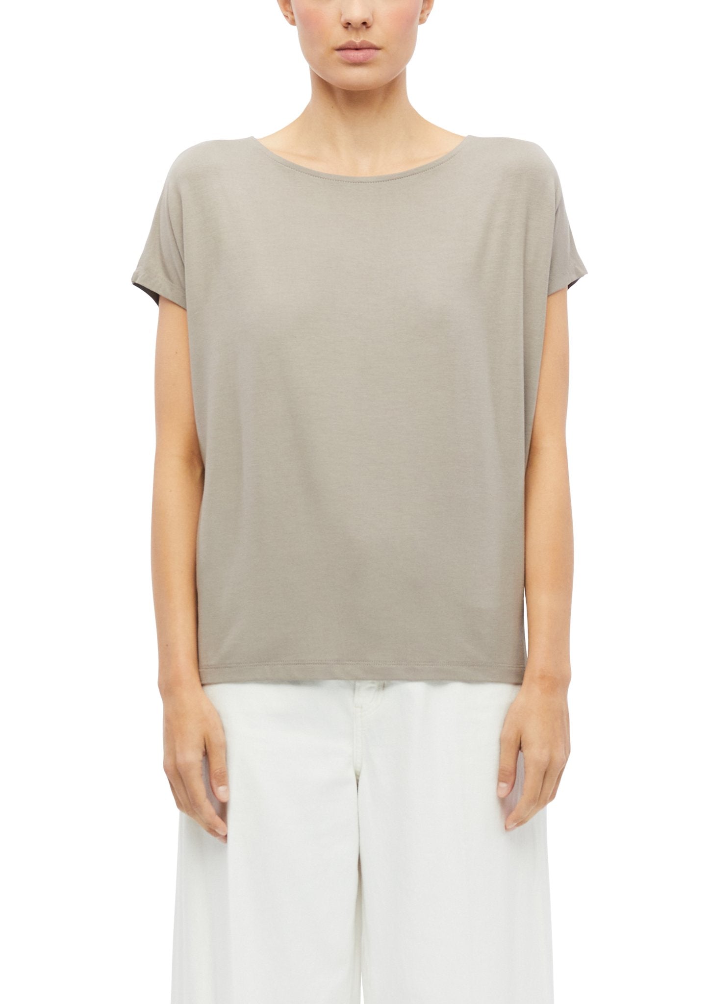 S. Oliver red Damen T-Shirts Grey/Black