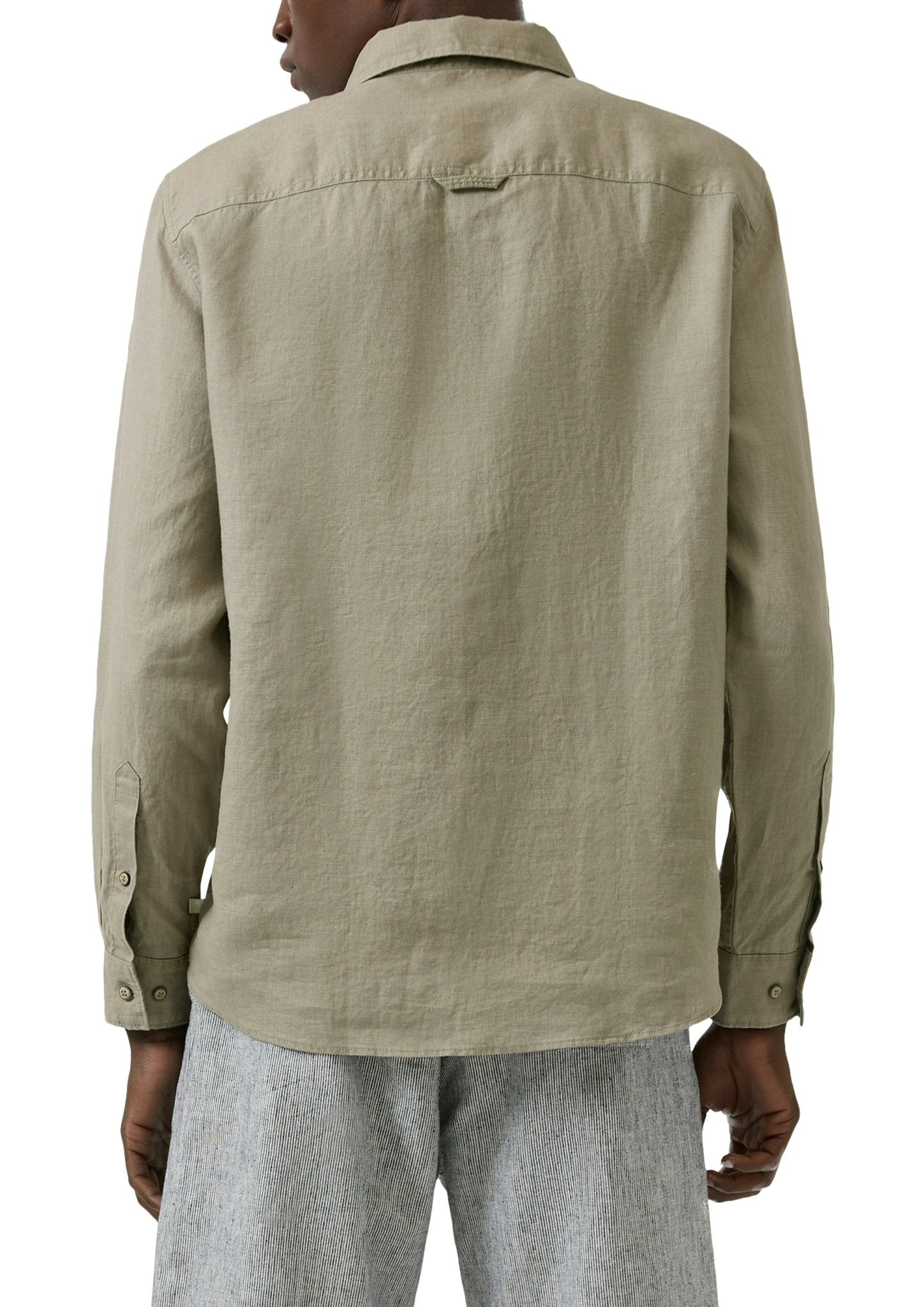 S. Oliver red Herren Hemden lang Green