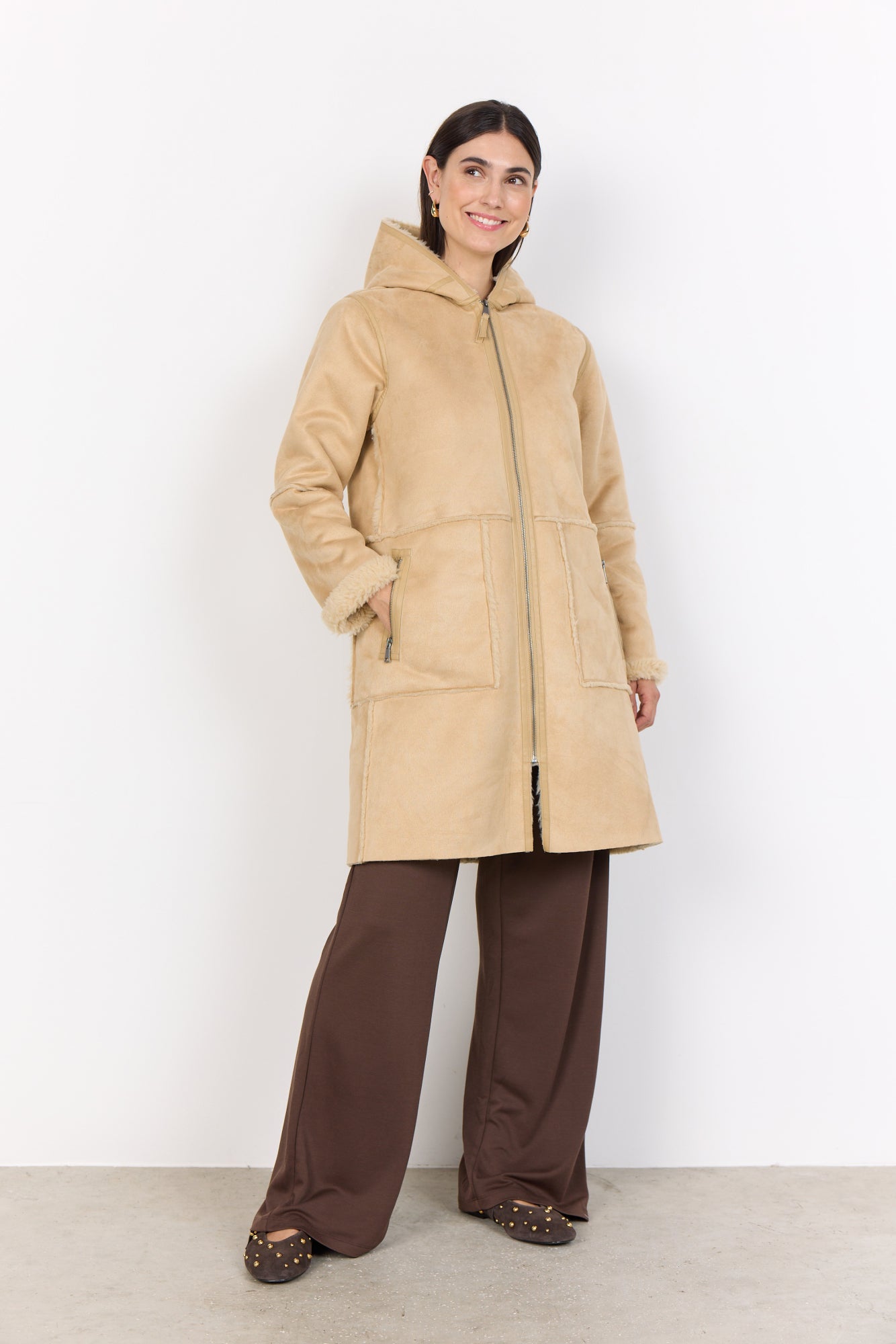 Soya Concept Damen Jacken Sand