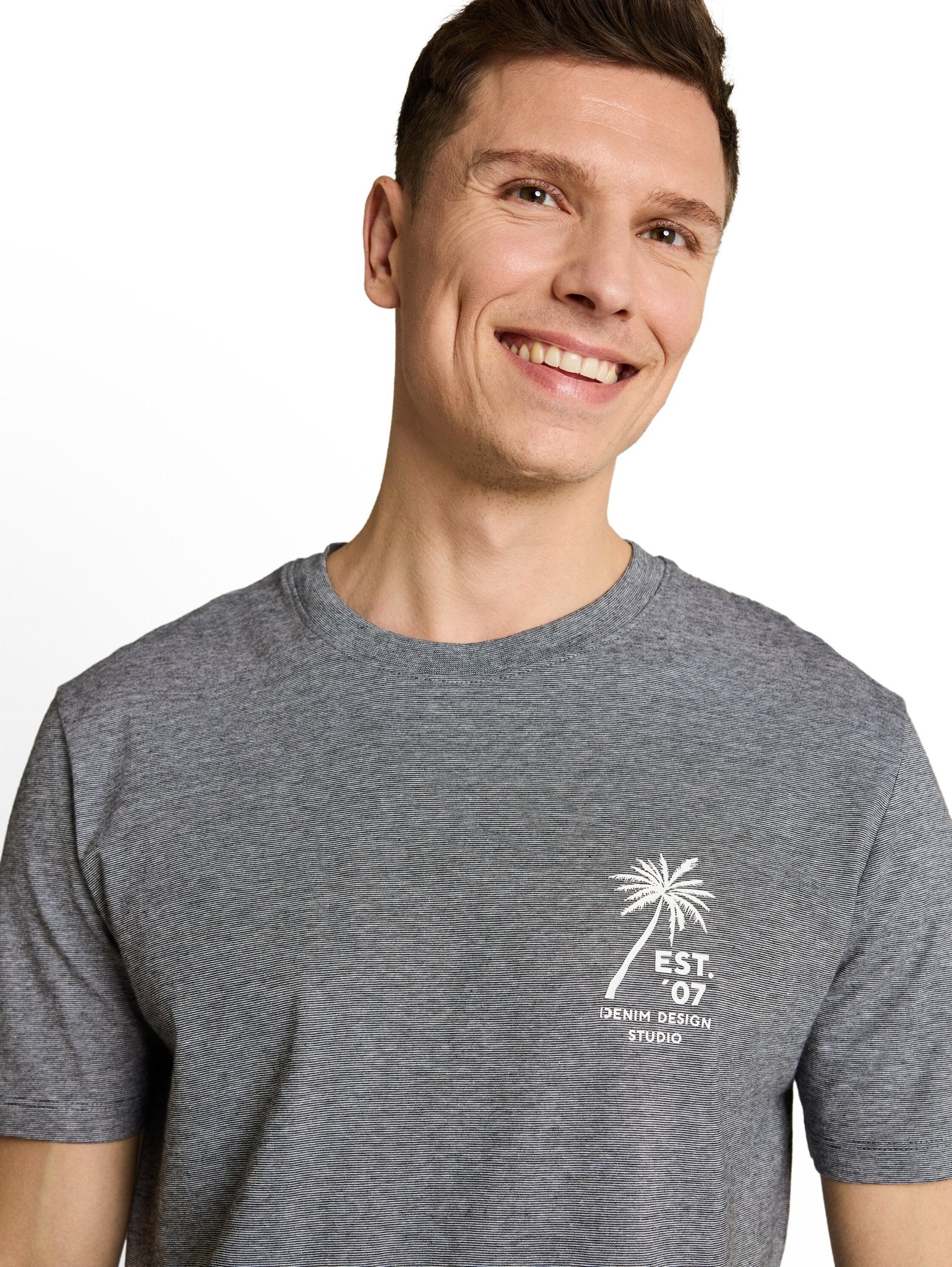 Tom Tailor denim Herren T-Shirts kurz Black