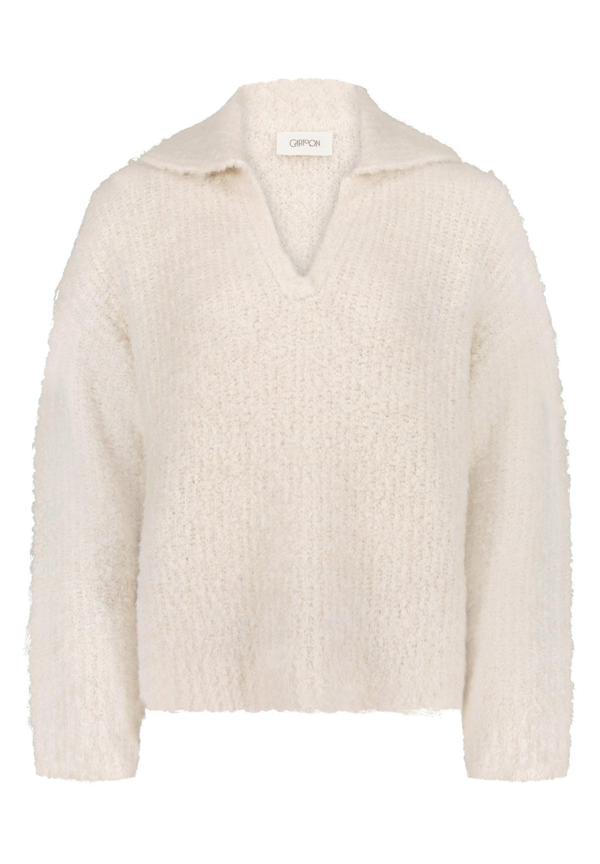 Cartoon Damen Pullover Eggnog